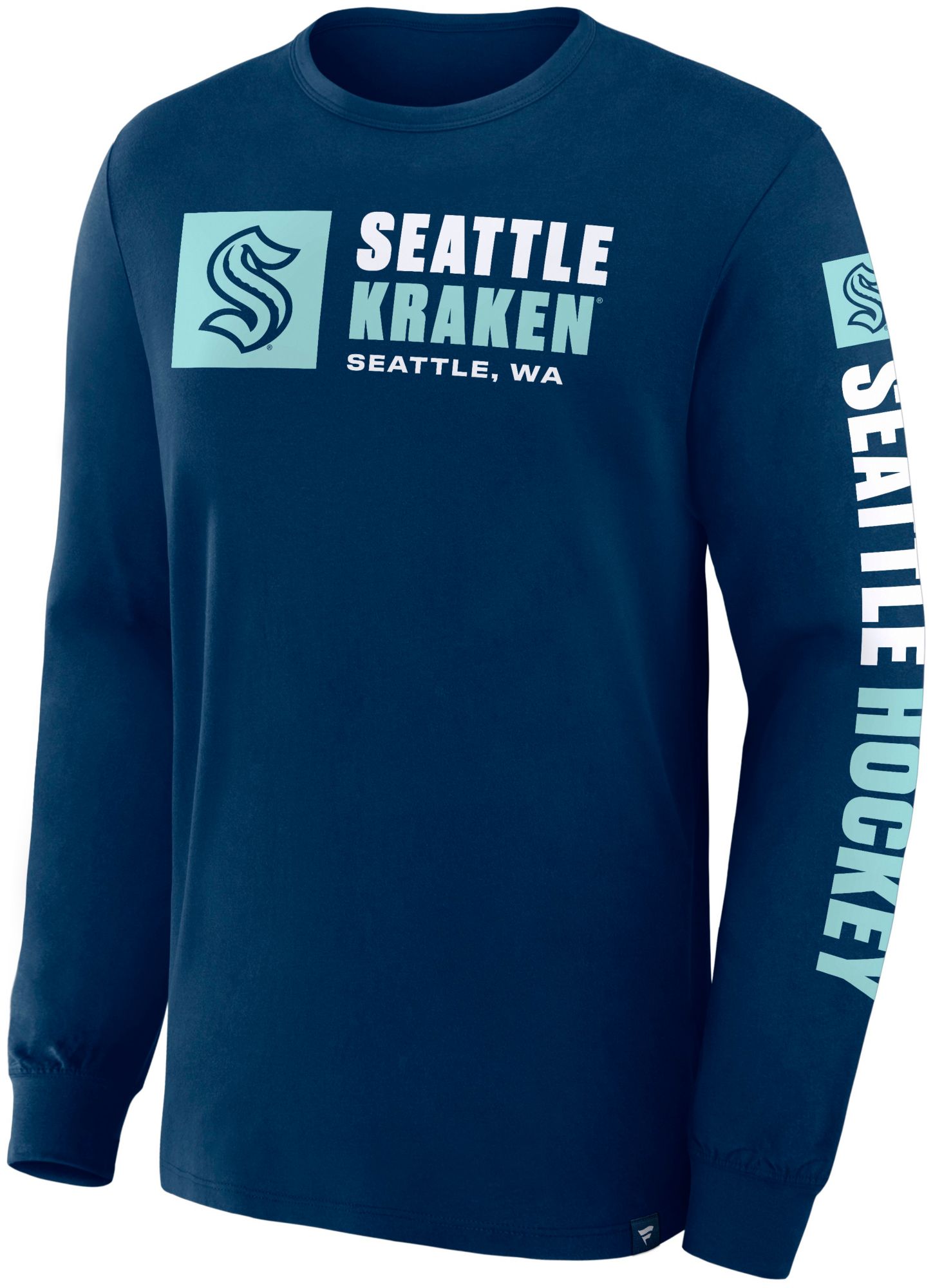 NHL Men's Seattle Kraken Navy Legacy Long Sleeve T-Shirt product image