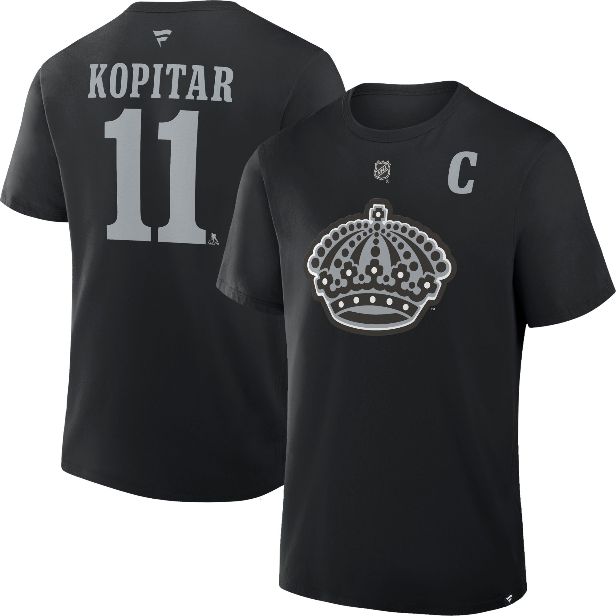 NHL Men's Los Angeles Kings Anze Kopitar #11 Black Alternate T-Shirt product image