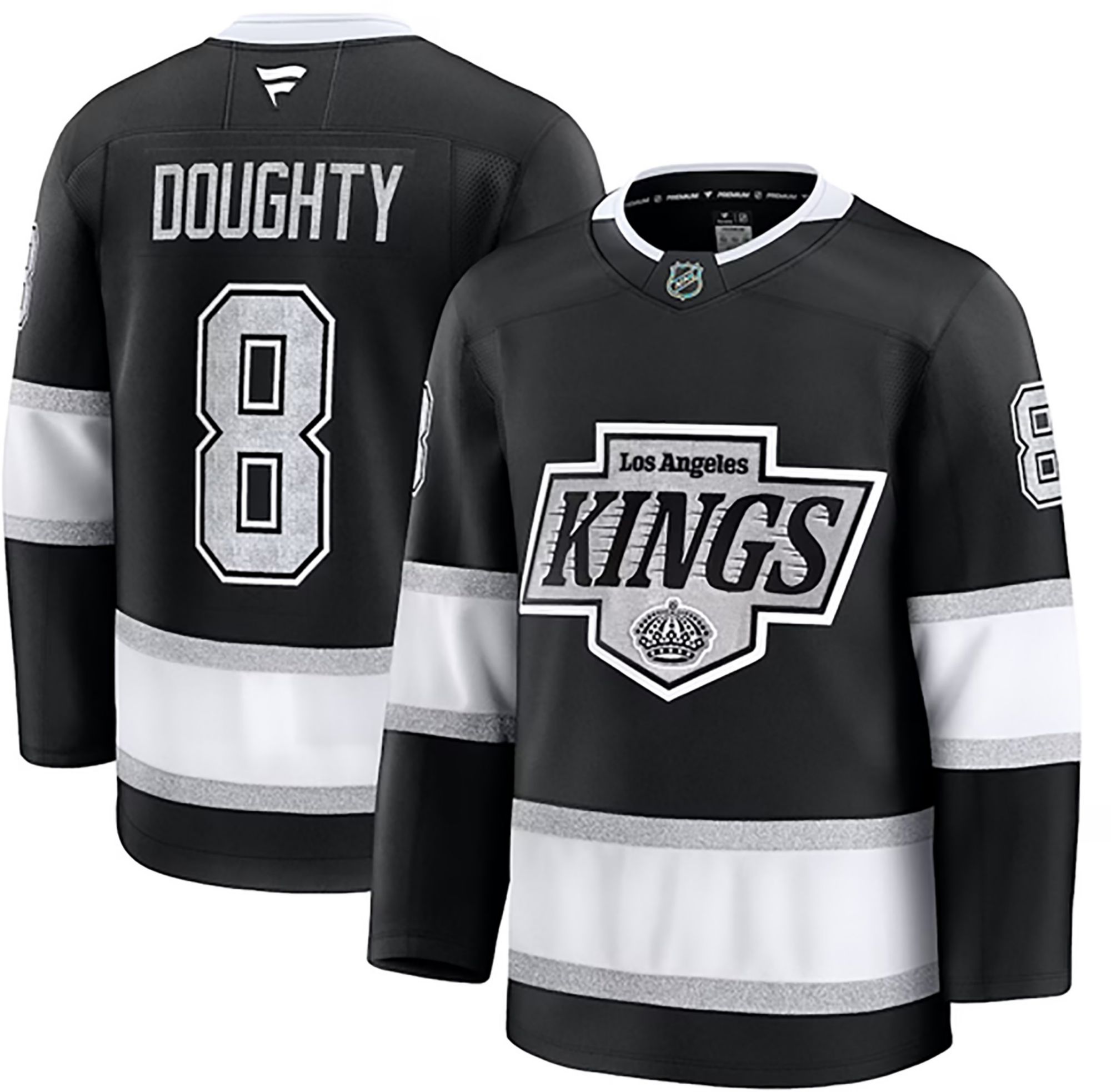 NHL Men's Los Angeles Kings Drew Doughty #8 Black Alternate Authentic Jersey product image