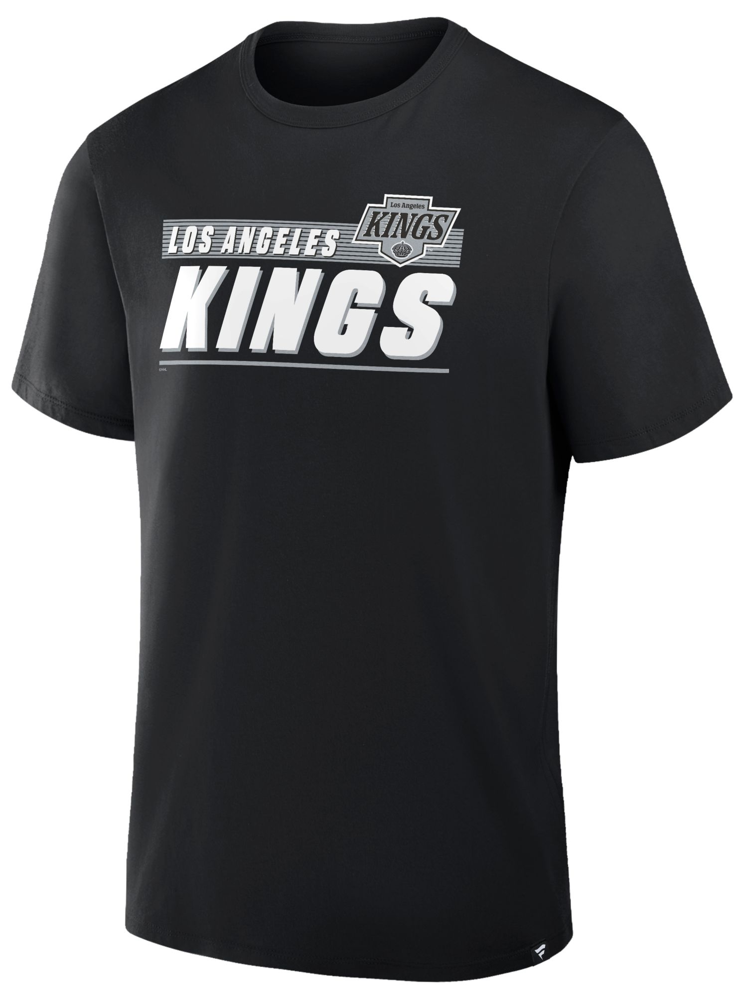 NHL Men's Los Angeles Kings Black Wordmark Logo Short Sleeve T-Shirt product image