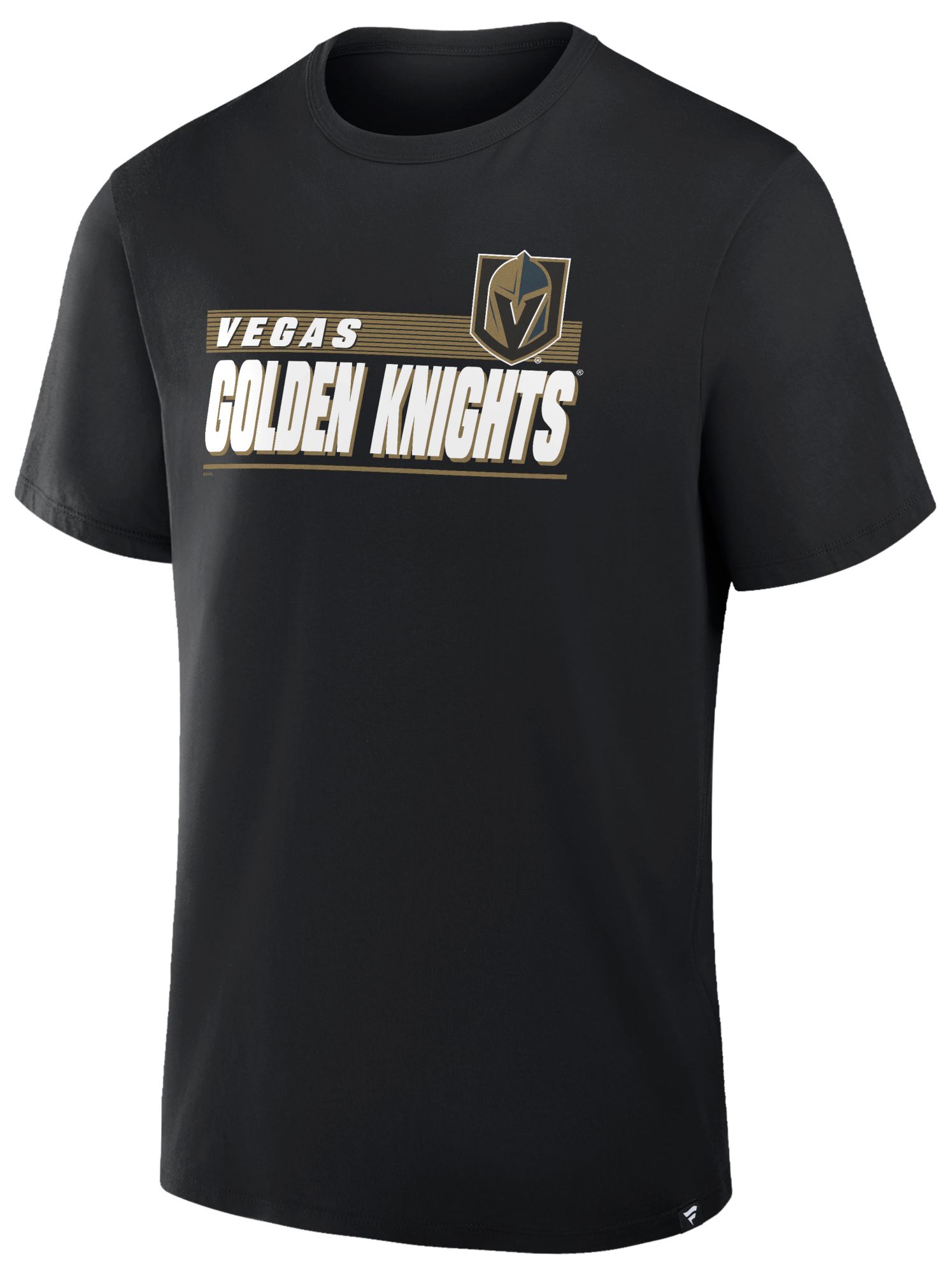 NHL Men's Vegas Golden Knights Black Wordmark Logo Short Sleeve T-Shirt product image