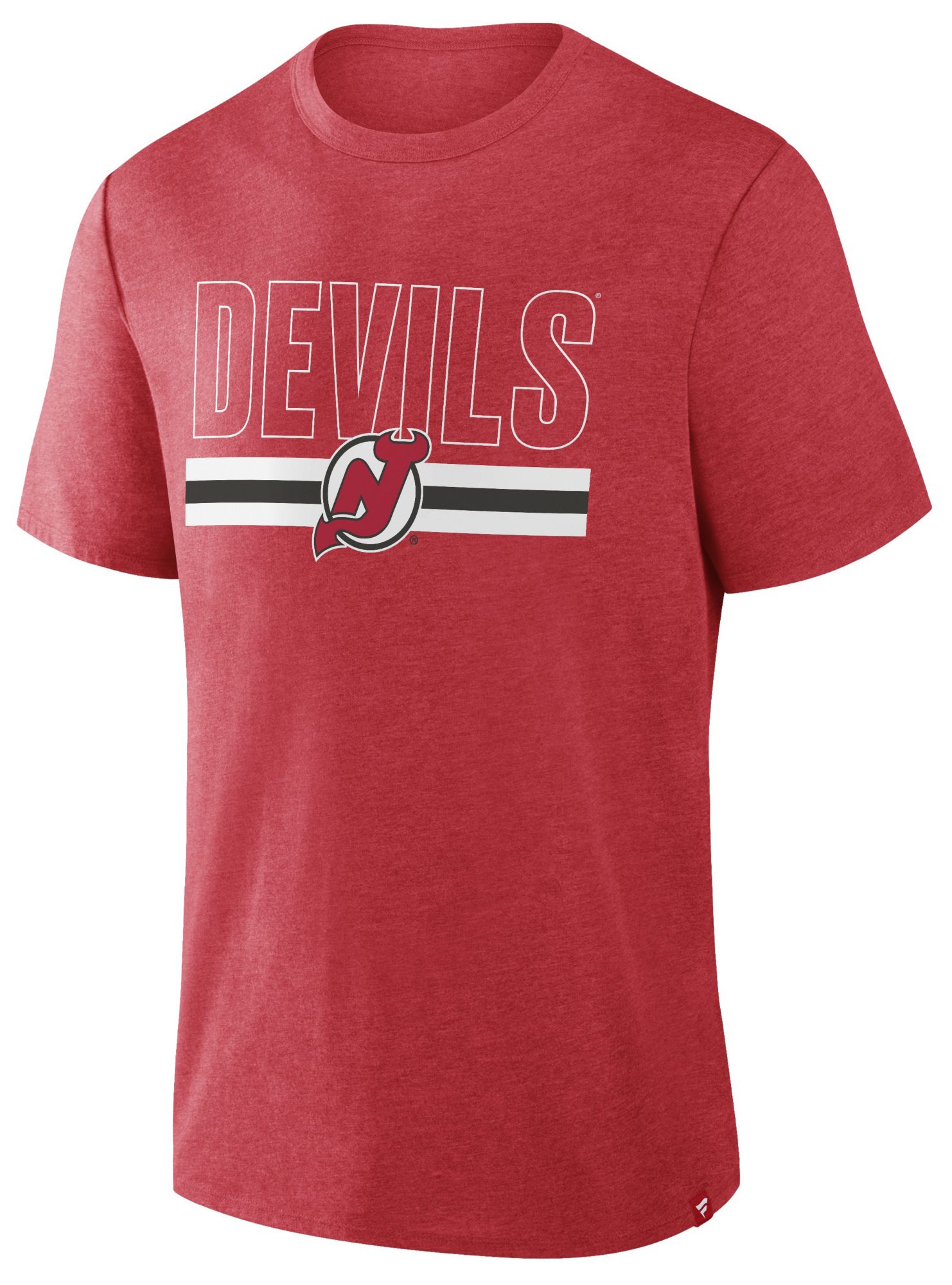 NHL Men's New Jersey Devils Red Triblend Short Sleeve T-Shirt product image