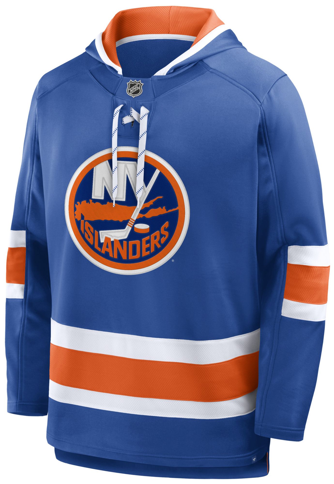NHL Men's New York Islanders Blue Laceup Pullover Hoodie product image