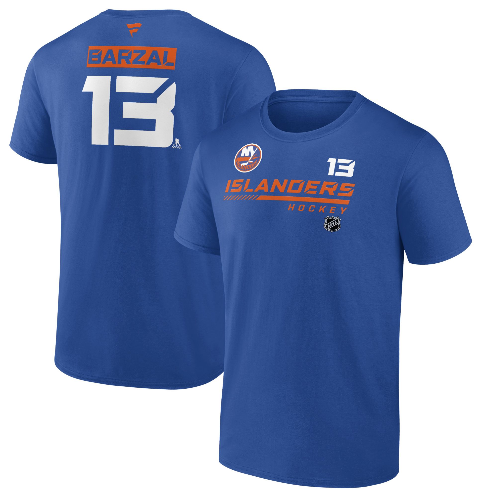 NHL Men's New York Islanders Mathew Barzal #13 Blue T-Shirt product image