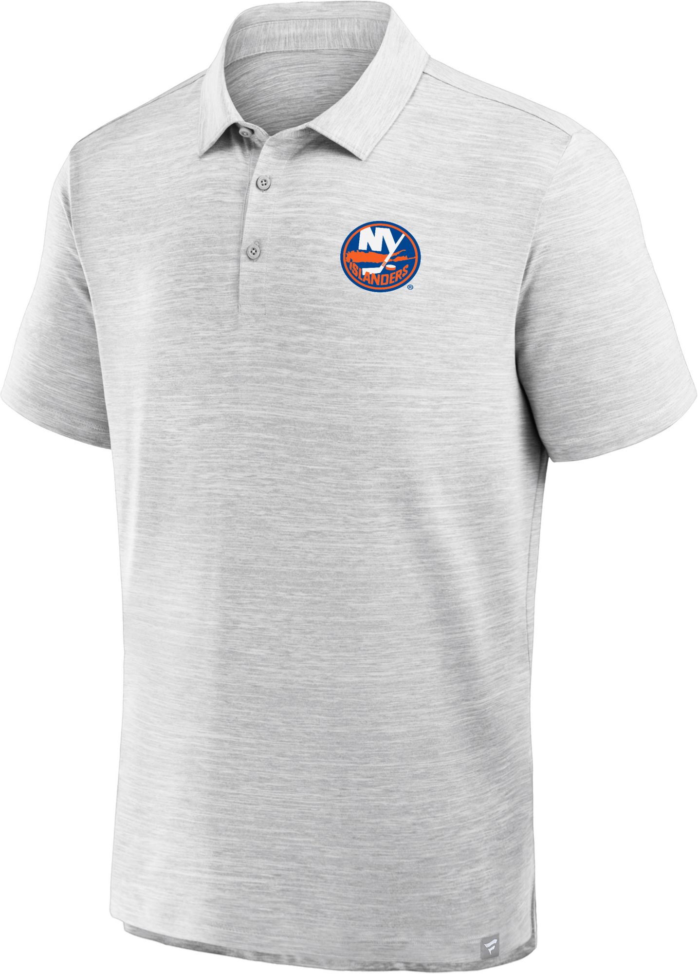 NHL Men's New York Islanders Grey Prime Logo Polo product image