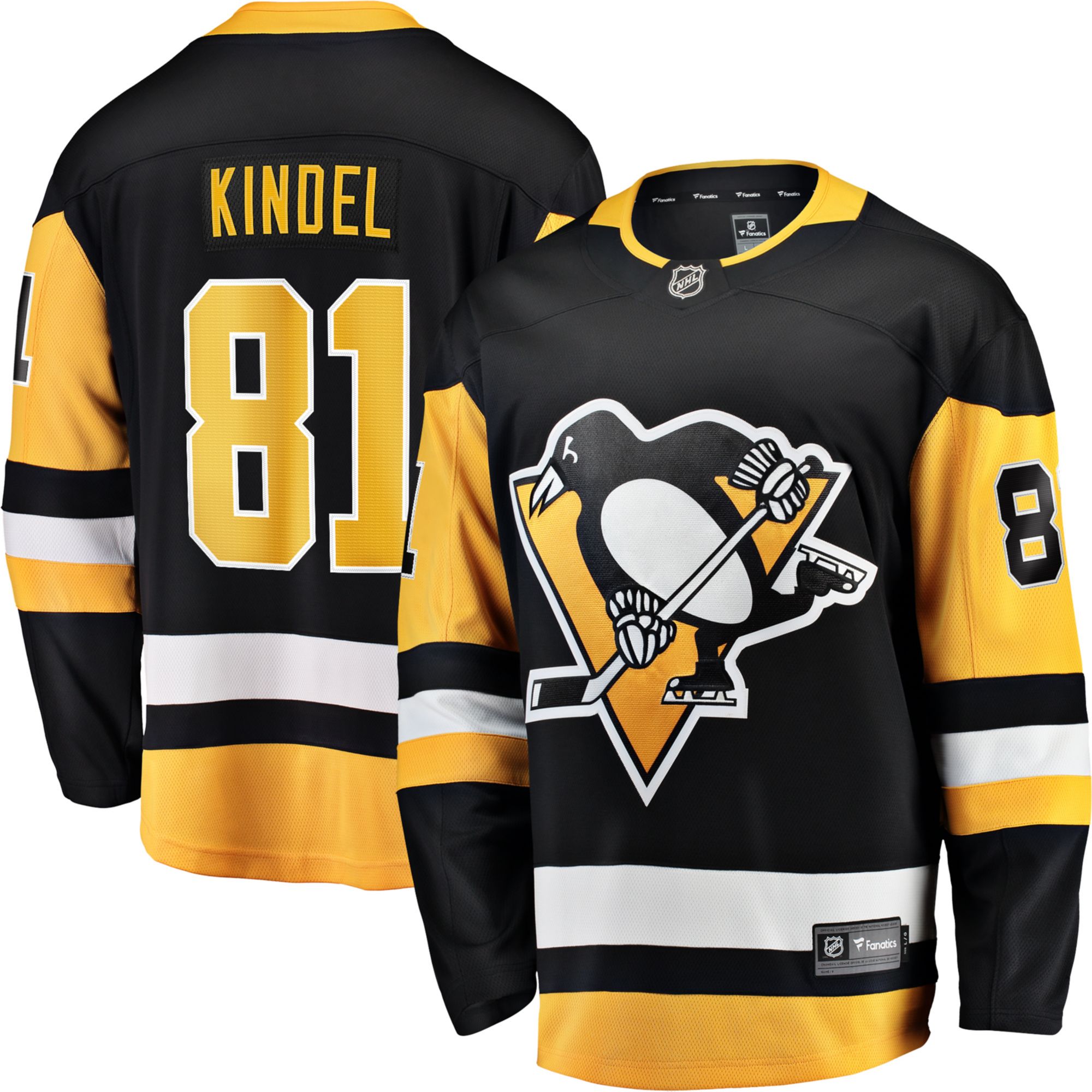 NHL Men's Pittsburgh Penguins Ben Kindel #81 Breakaway Replica Jersey product image