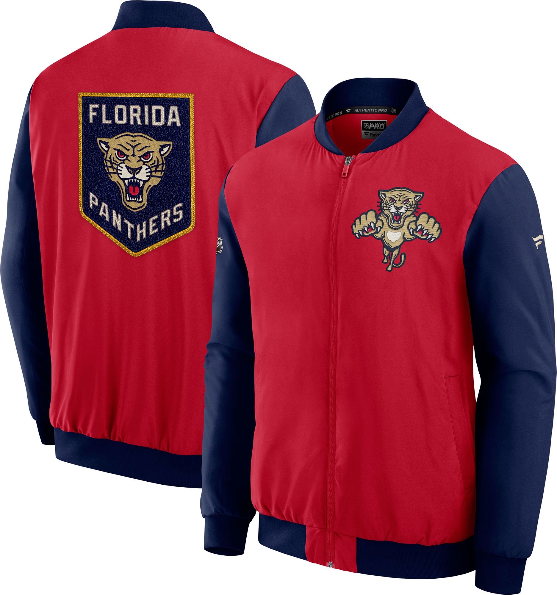 NHL Men's Florida Panthers Winter Classic 2026 Authentic Pro Bomber Jacket product image