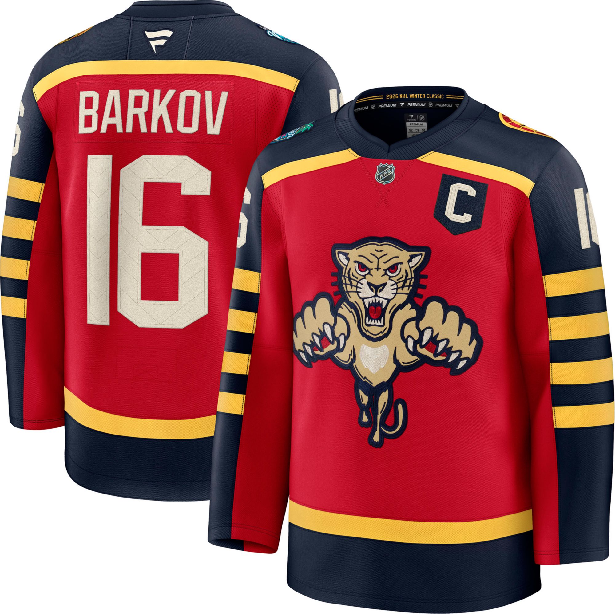 NHL Men's Florida Panthers Winter Classic 2026 Aleksander Barkov #16 Premium Authentic Jersey product image