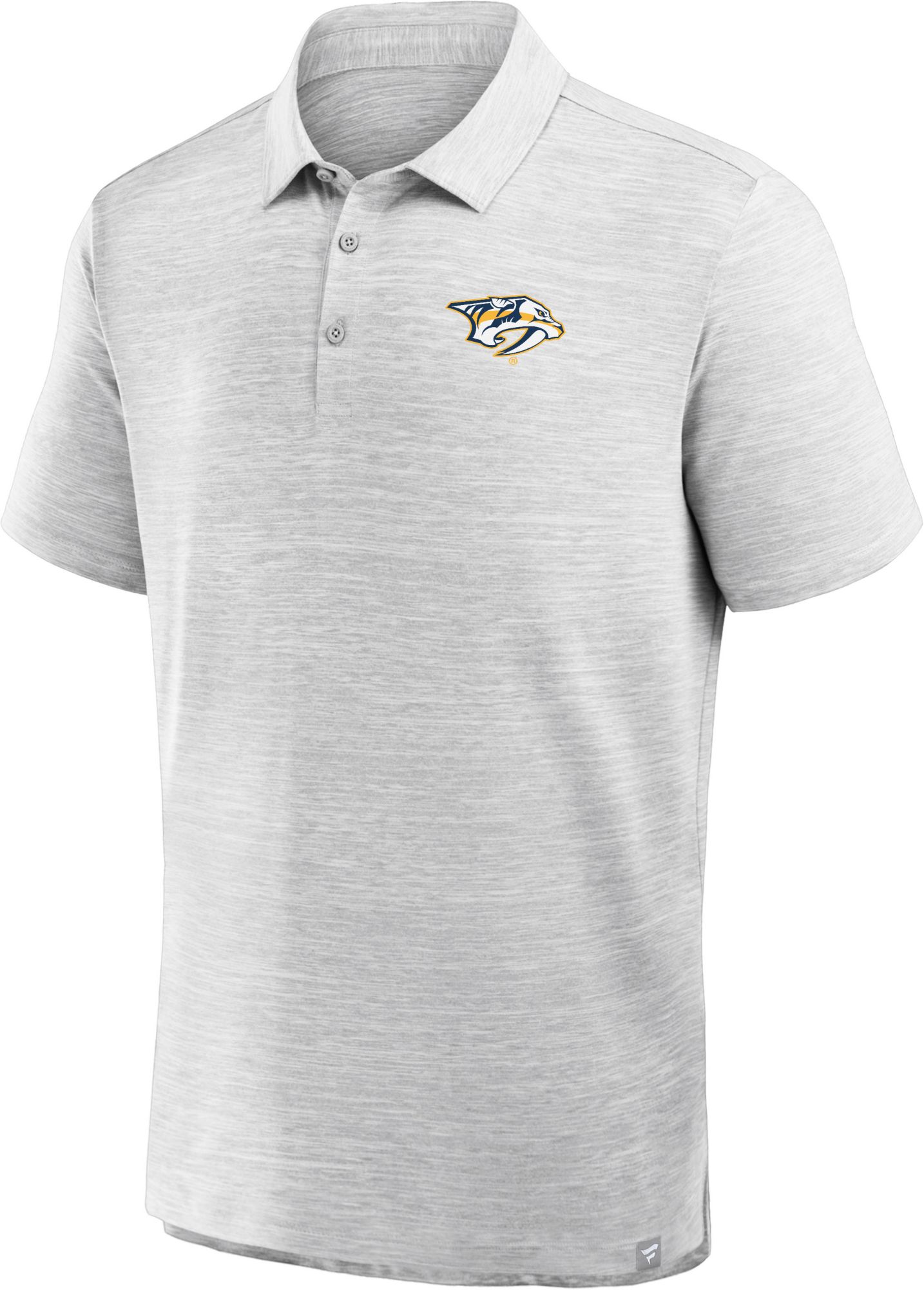 NHL Men's Nashville Predators Grey Prime Logo Polo product image
