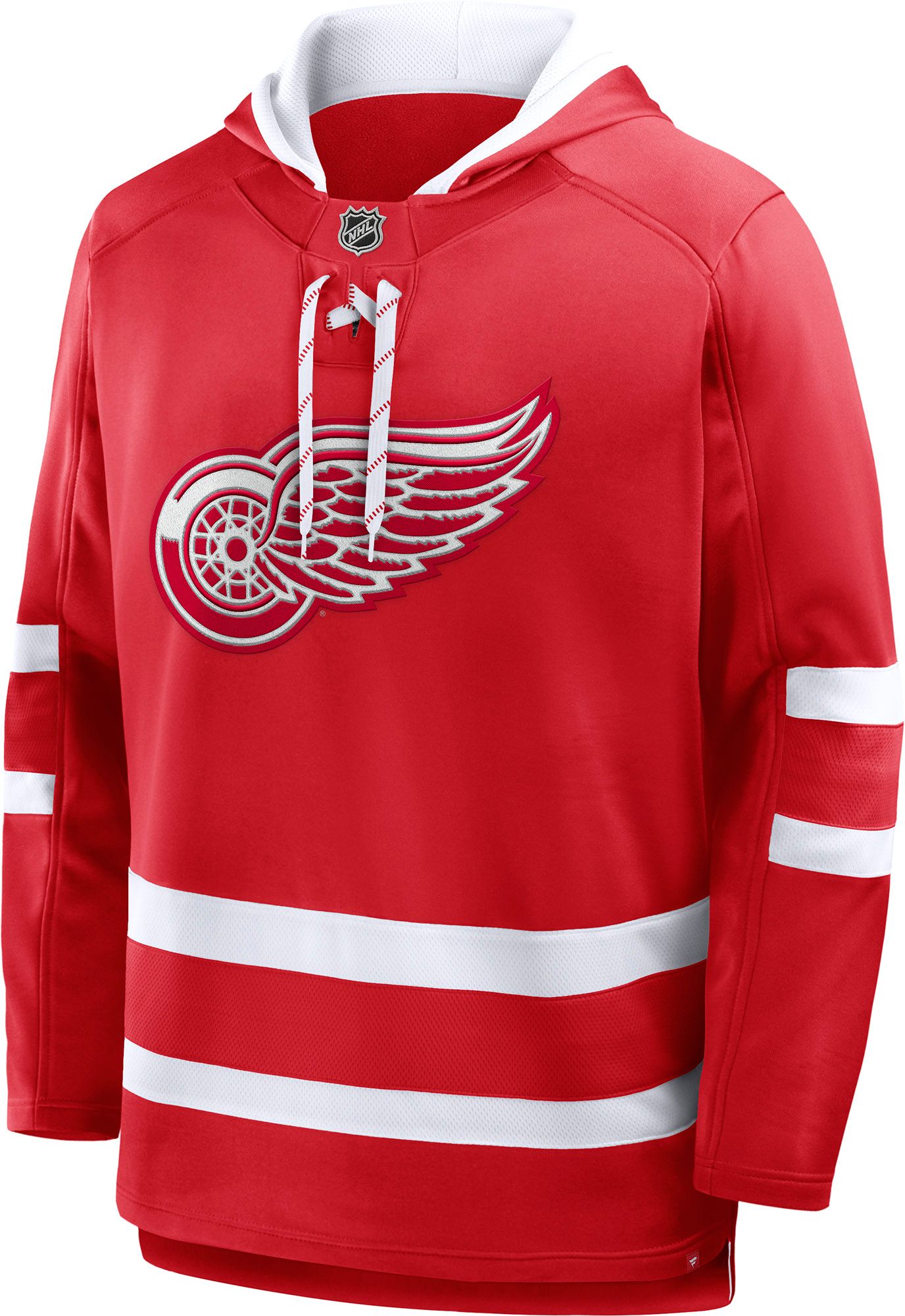 NHL Men's Detroit Red Wings Red Laceup Pullover Hoodie product image