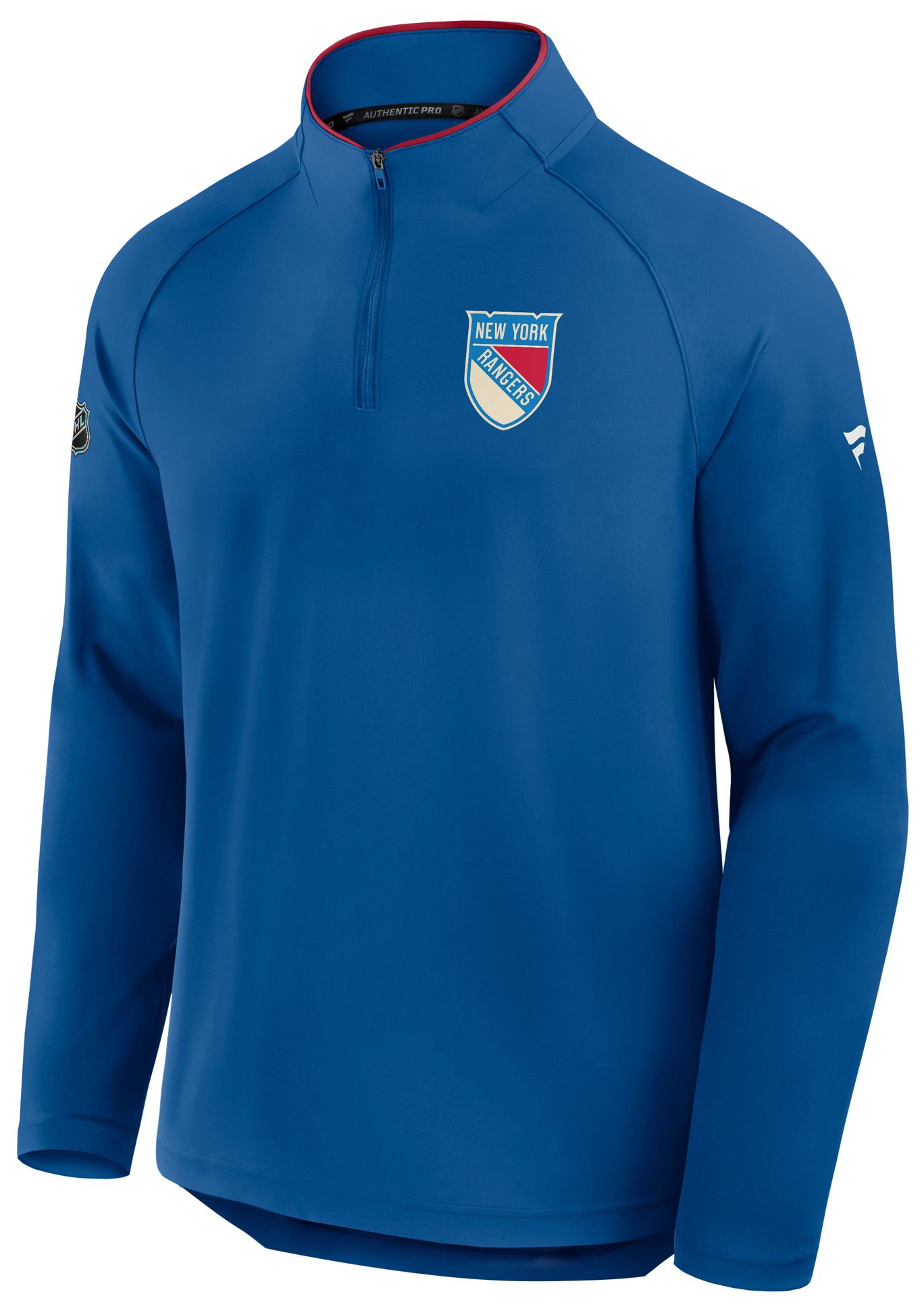 NHL Men's New York Rangers Centennial Blue Rink Quarter-Zip Pullover product image