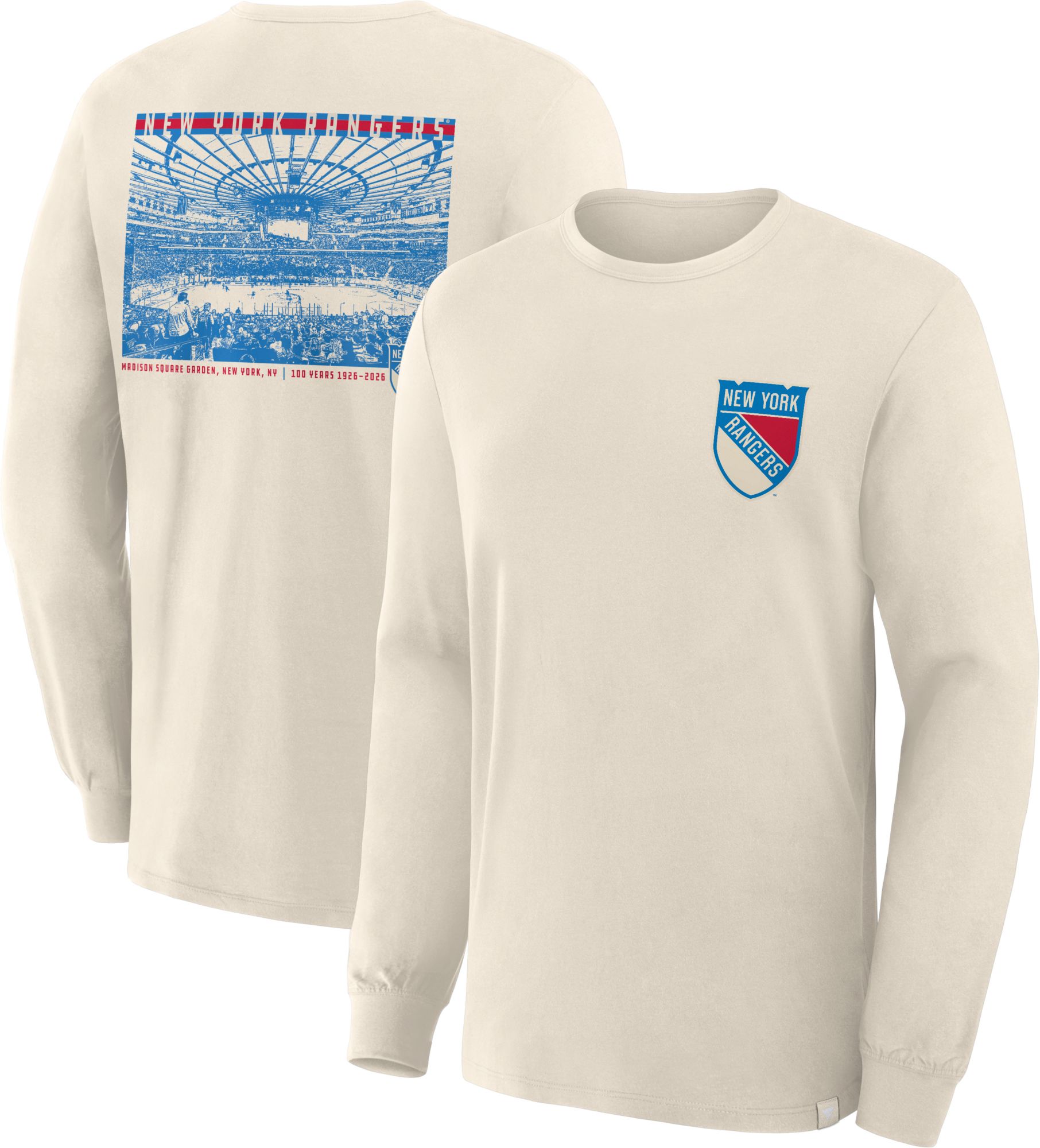 NHL Men's New York Rangers Centennial TurtleDove Reminisce Long Sleeve T-Shirt product image