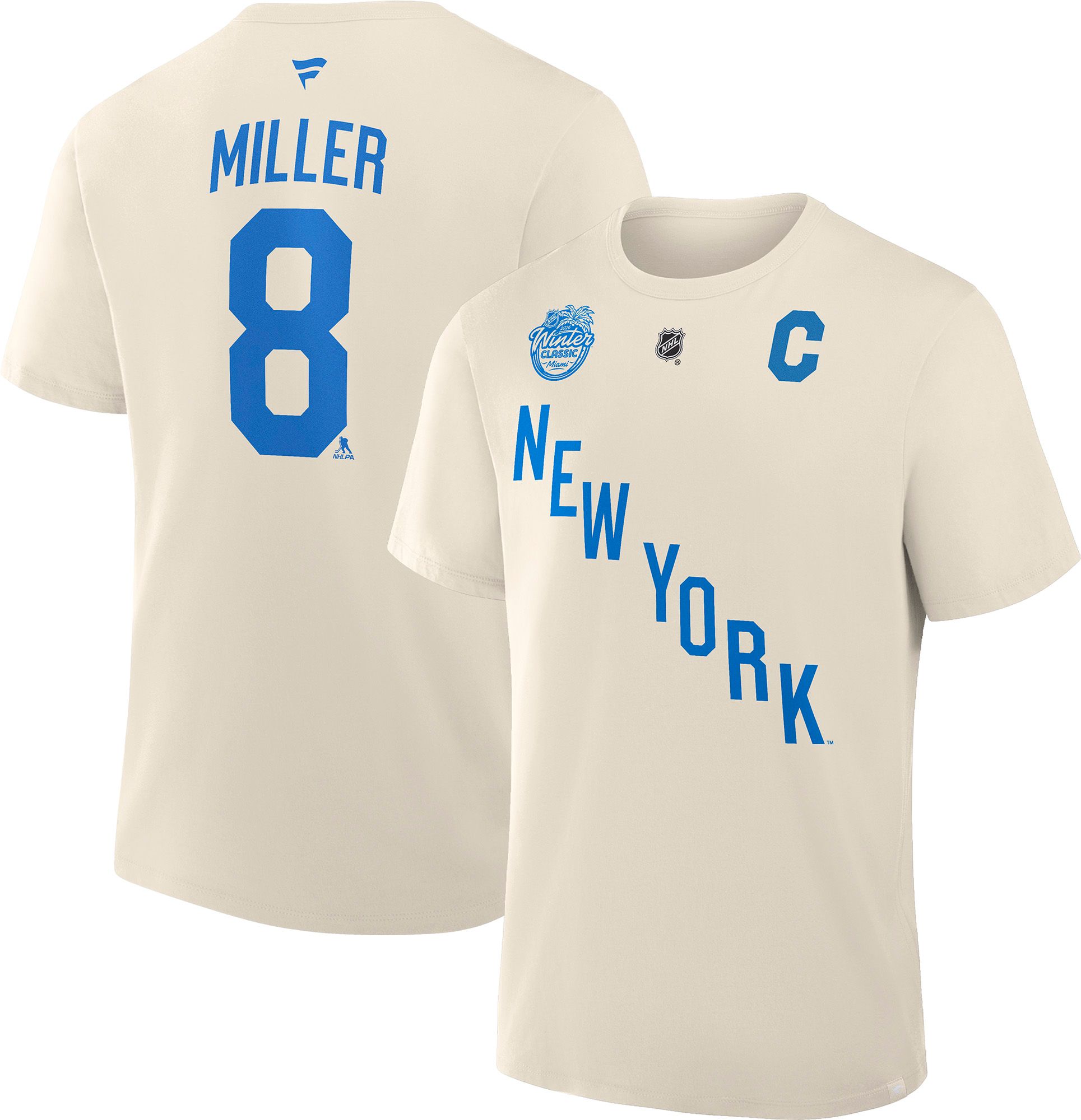 NHL Men's New York Rangers Winter Classic 2026 J.T. Miller #8 T-Shirt product image