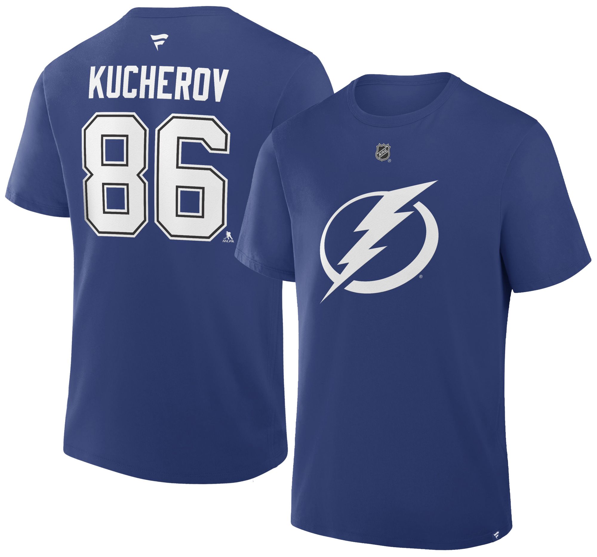 NHL Men's Tampa Bay Lightning Nikita Kucherov #86 Blue T-Shirt product image
