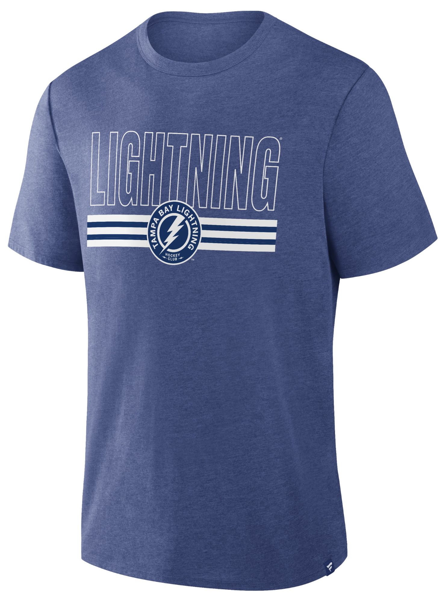 NHL Men's Tampa Bay Lightning Blue Triblend Short Sleeve T-Shirt product image