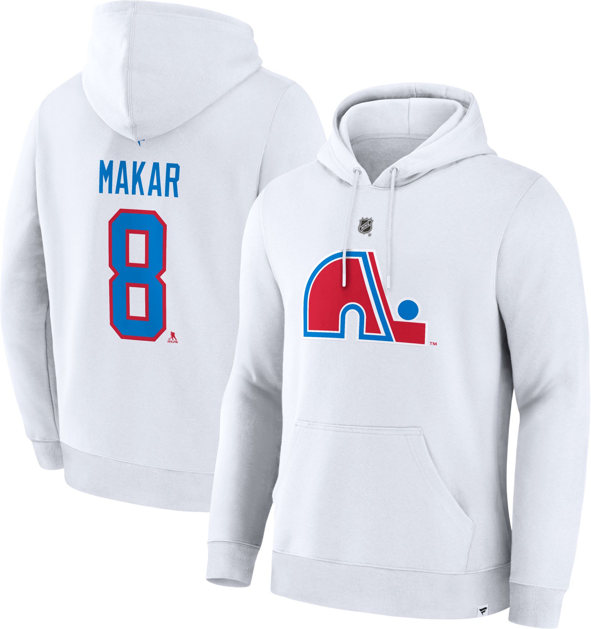 NHL Men's Colorado Avalanche Cale Makar #8 White Hoodie product image