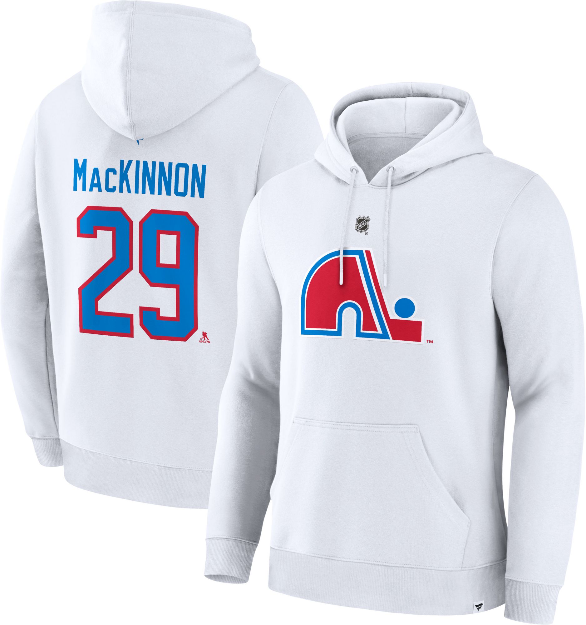NHL Men's Colorado Avalanche Nathan MacKinnon #29 White Hoodie product image