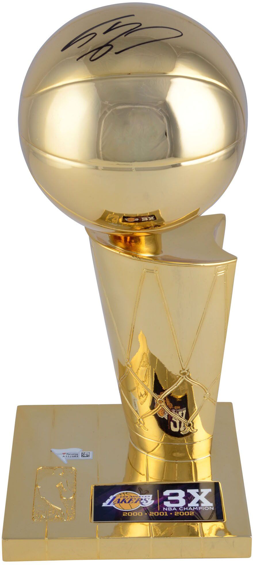 NBA Shaquille O'Neal Los Angeles Lakers Authentic Autographed Trophy product image