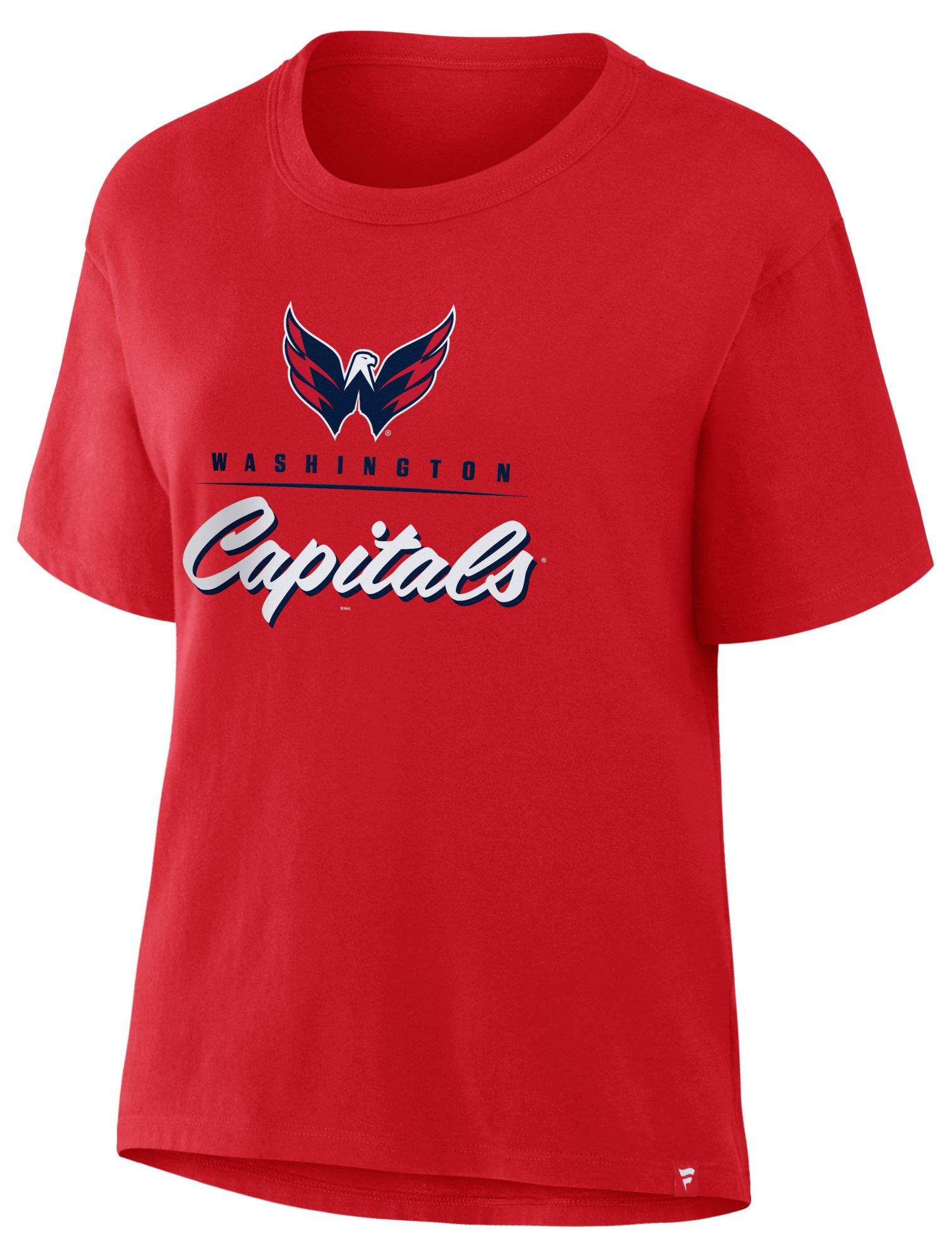 NHL Women's Washington Capitals Red Legacy Microscript Short Sleeve T-Shirt product image