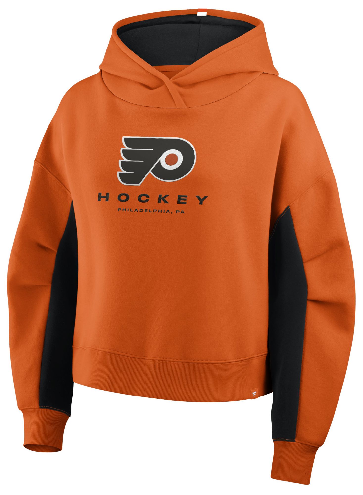 NHL Women's Philadelphia Flyers Orange Fleece Pullover Hoodie product image