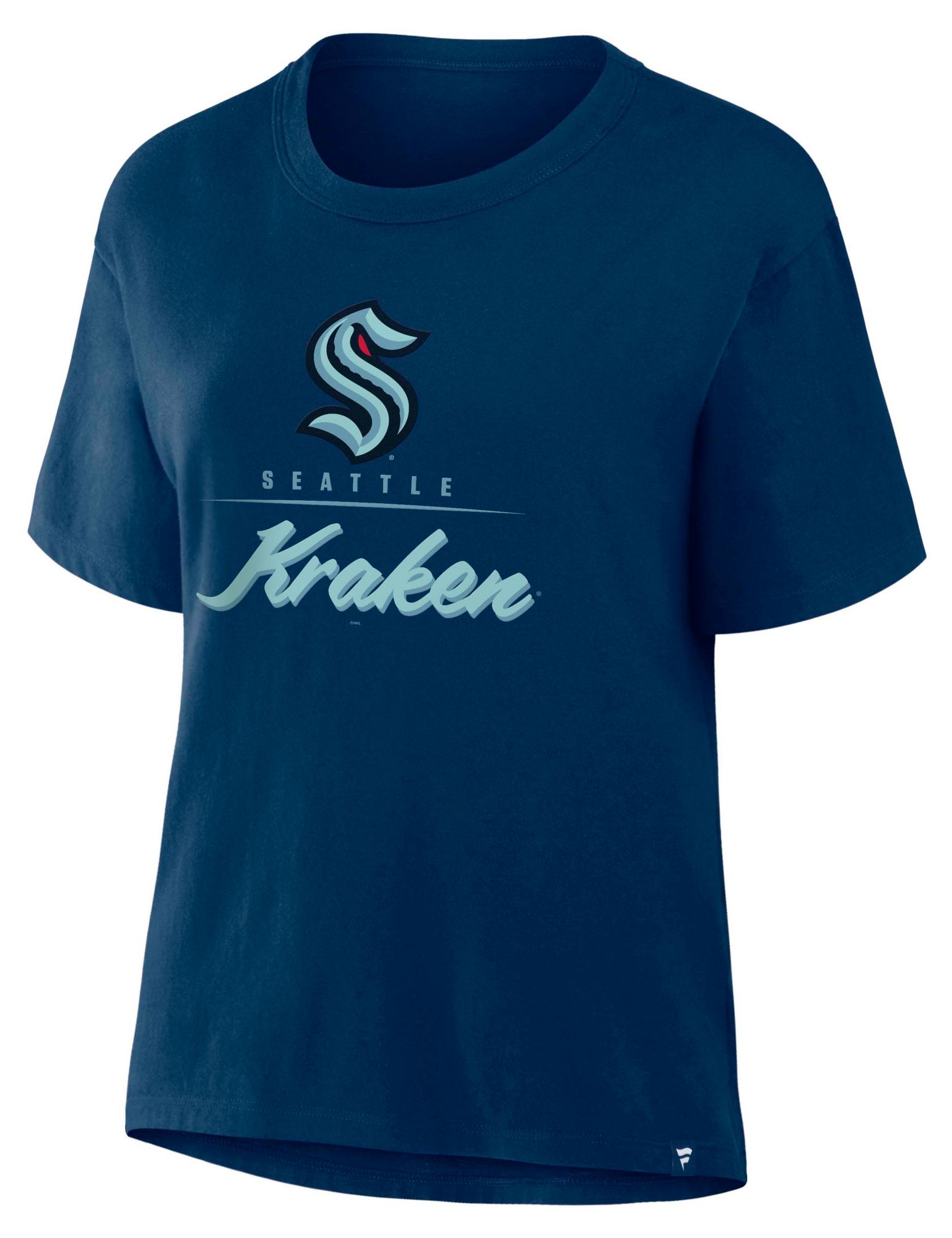 NHL Women's Seattle Kraken Navy Legacy Microscript Short Sleeve T-Shirt product image
