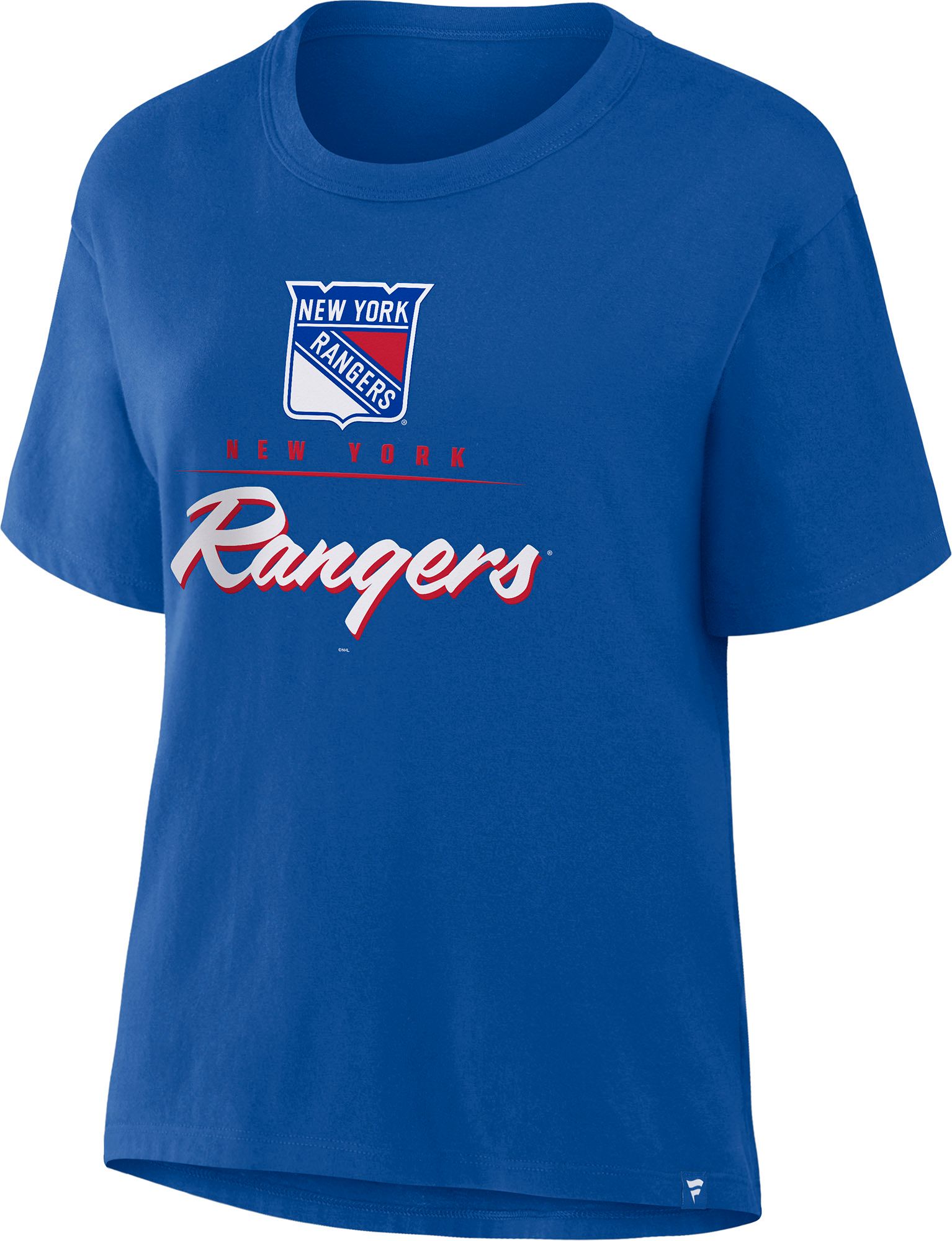 NHL Women's New York Rangers Blue Legacy Microscript Short Sleeve T-Shirt product image