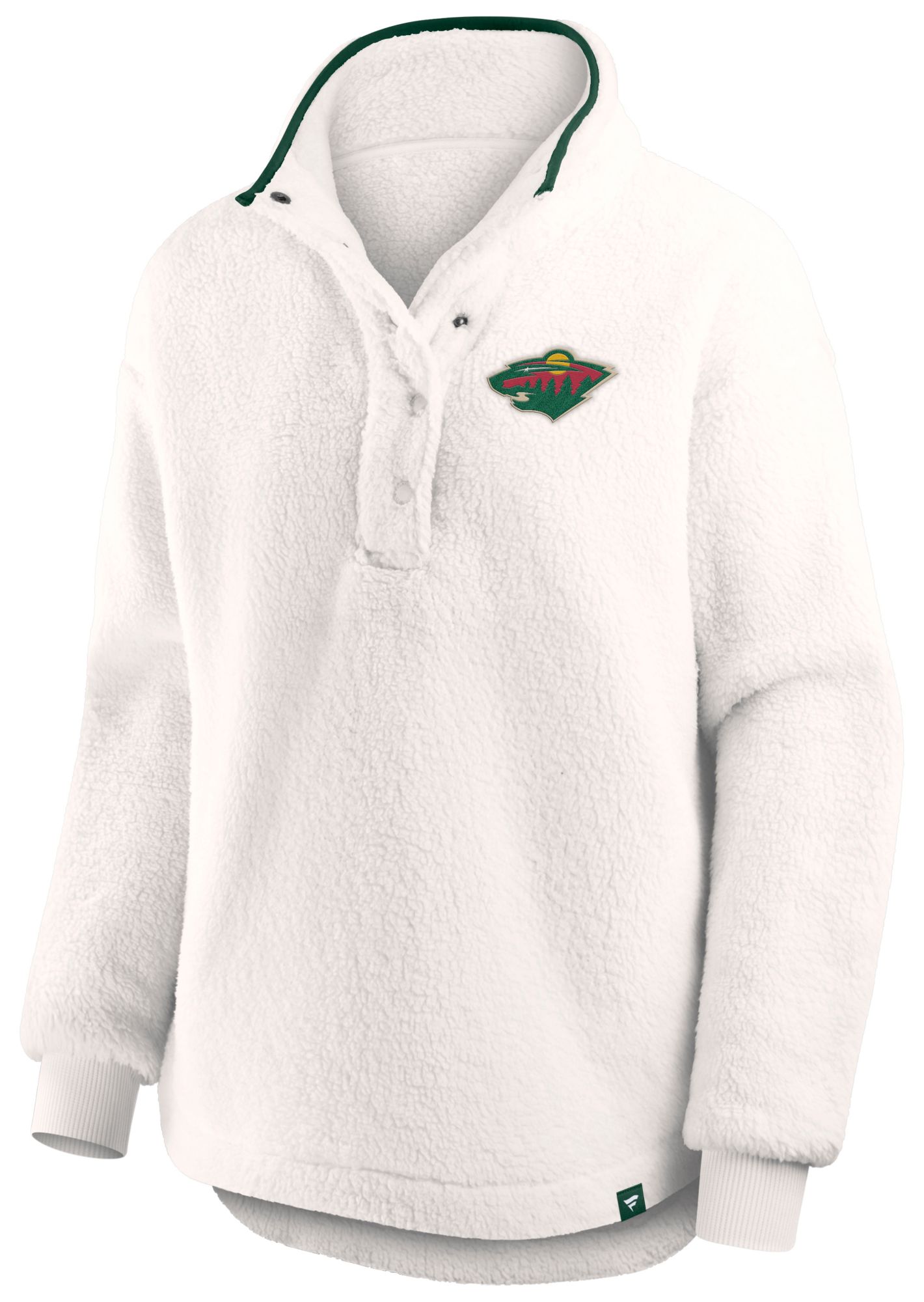 Fanatics Women's Minnesota Wild White Full-Zip Sherpa Jacket product image