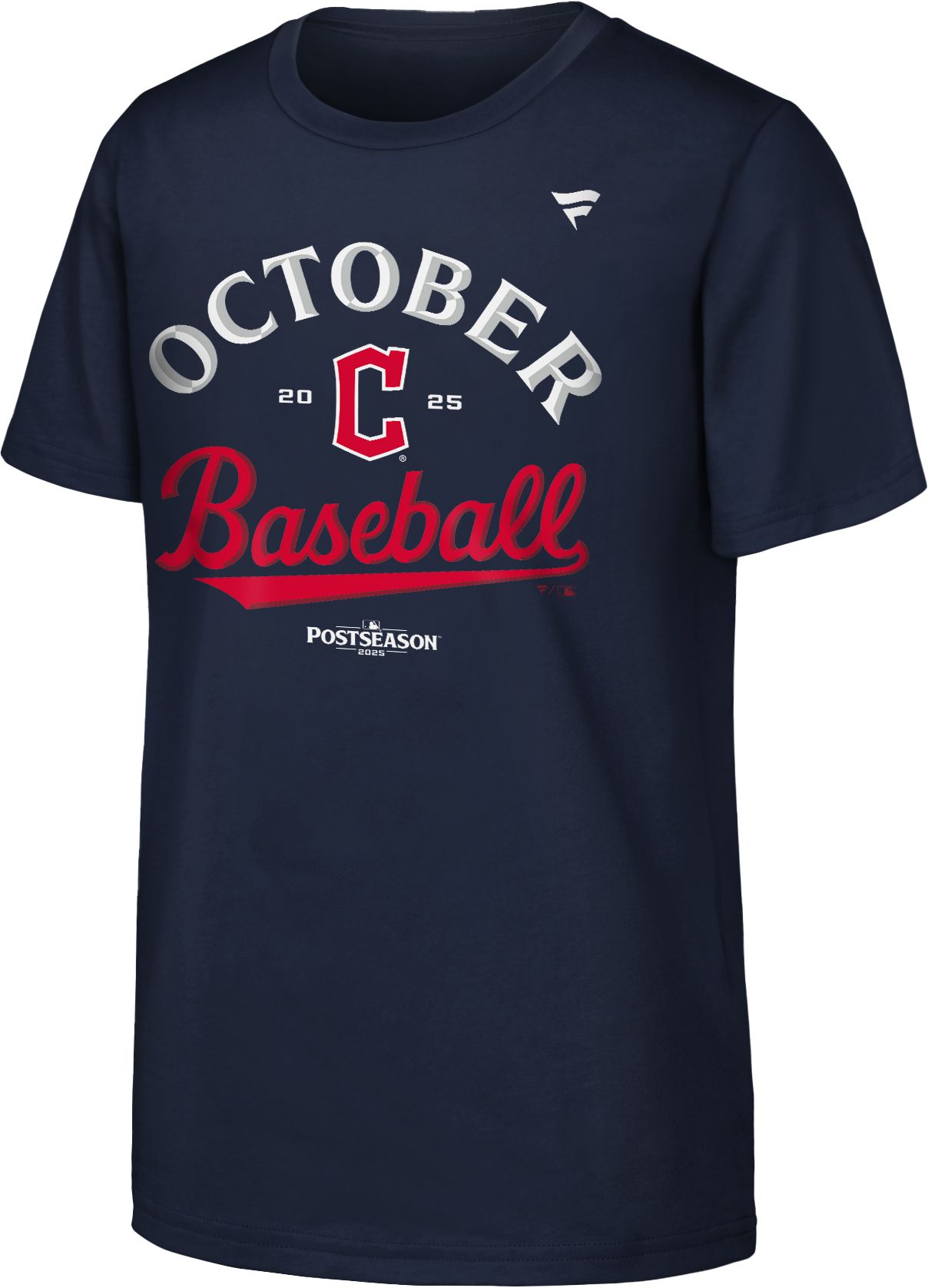 MLB Team Apparel Youth Cleveland Guardians 'October Baseball' 2025 Postseason Participant Locker Room T-Shirt product image