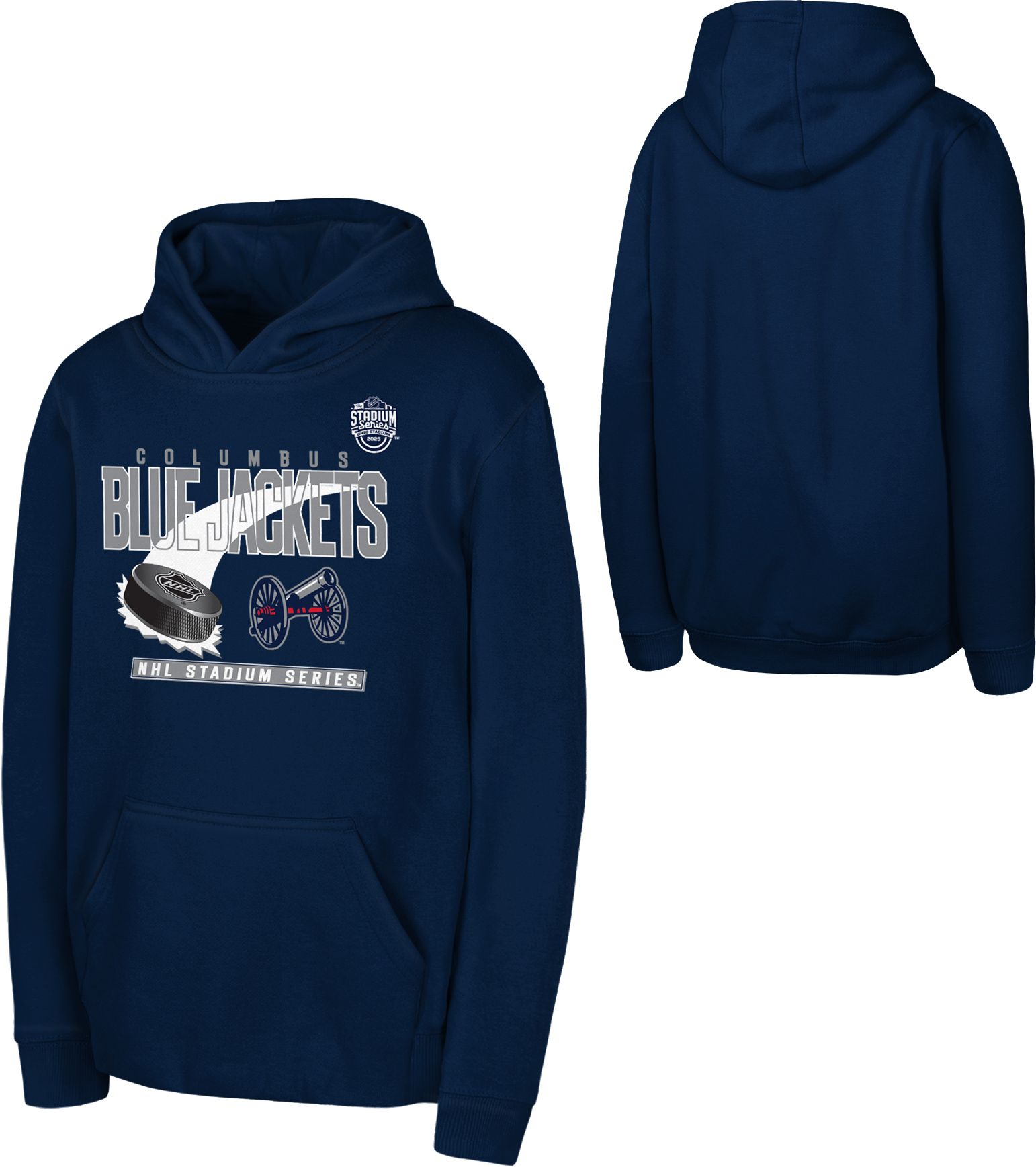 NHL Youth 2024-2025 Stadium Series Columbus Blue Jackets Logo Navy Hoodie product image