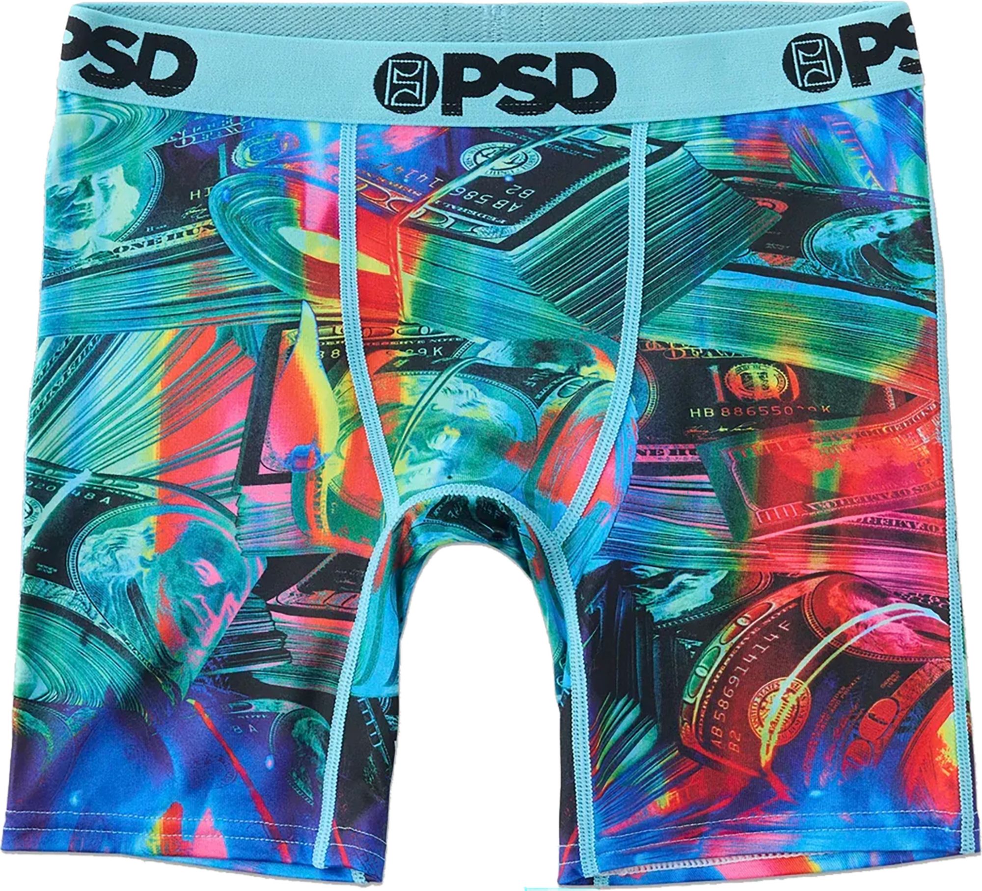 PSD Underwear Boys' Neon Stacks Boxer Briefs product image