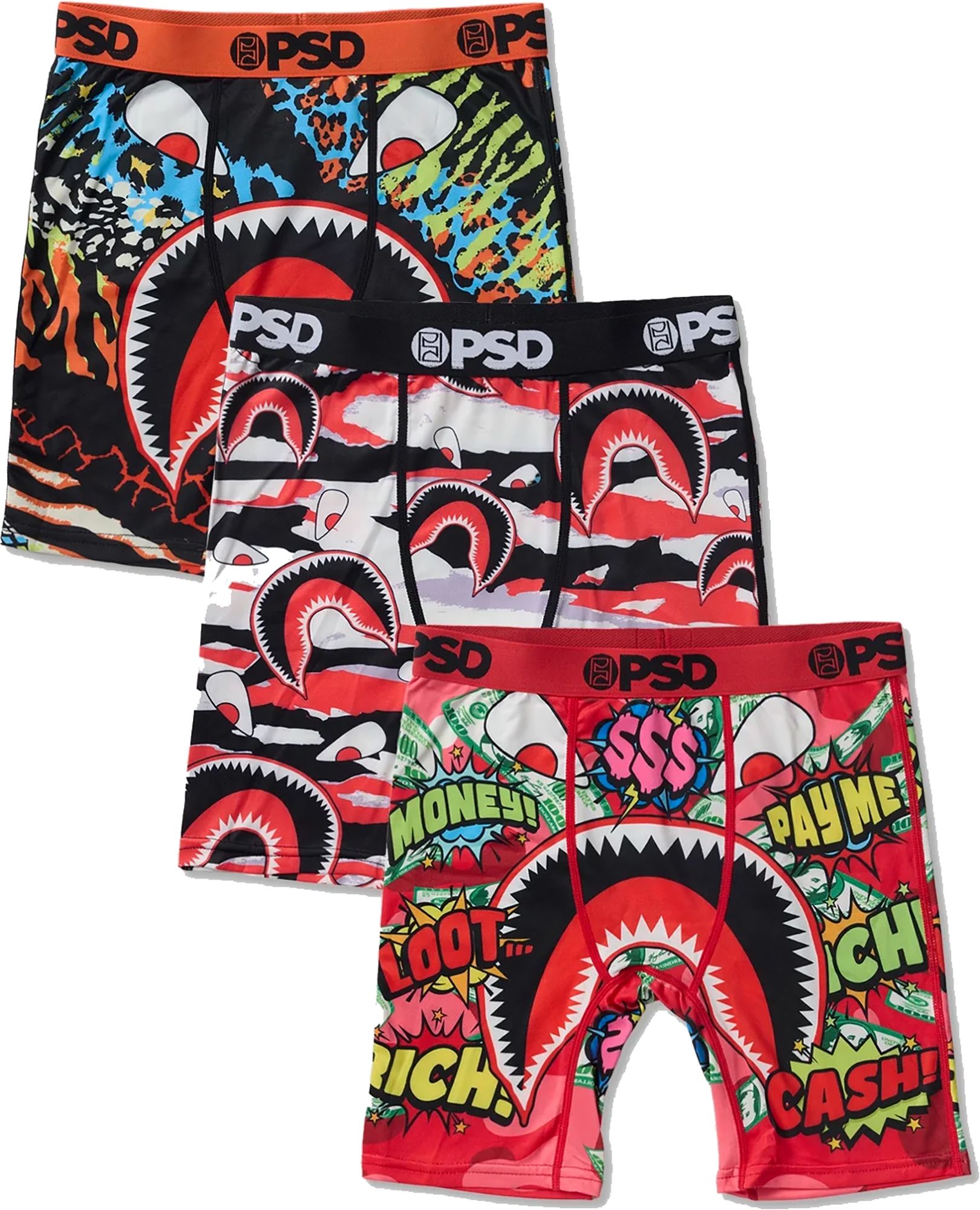PSD Underwear Boys' Warface Hype Boxer Briefs - 3 Pack product image