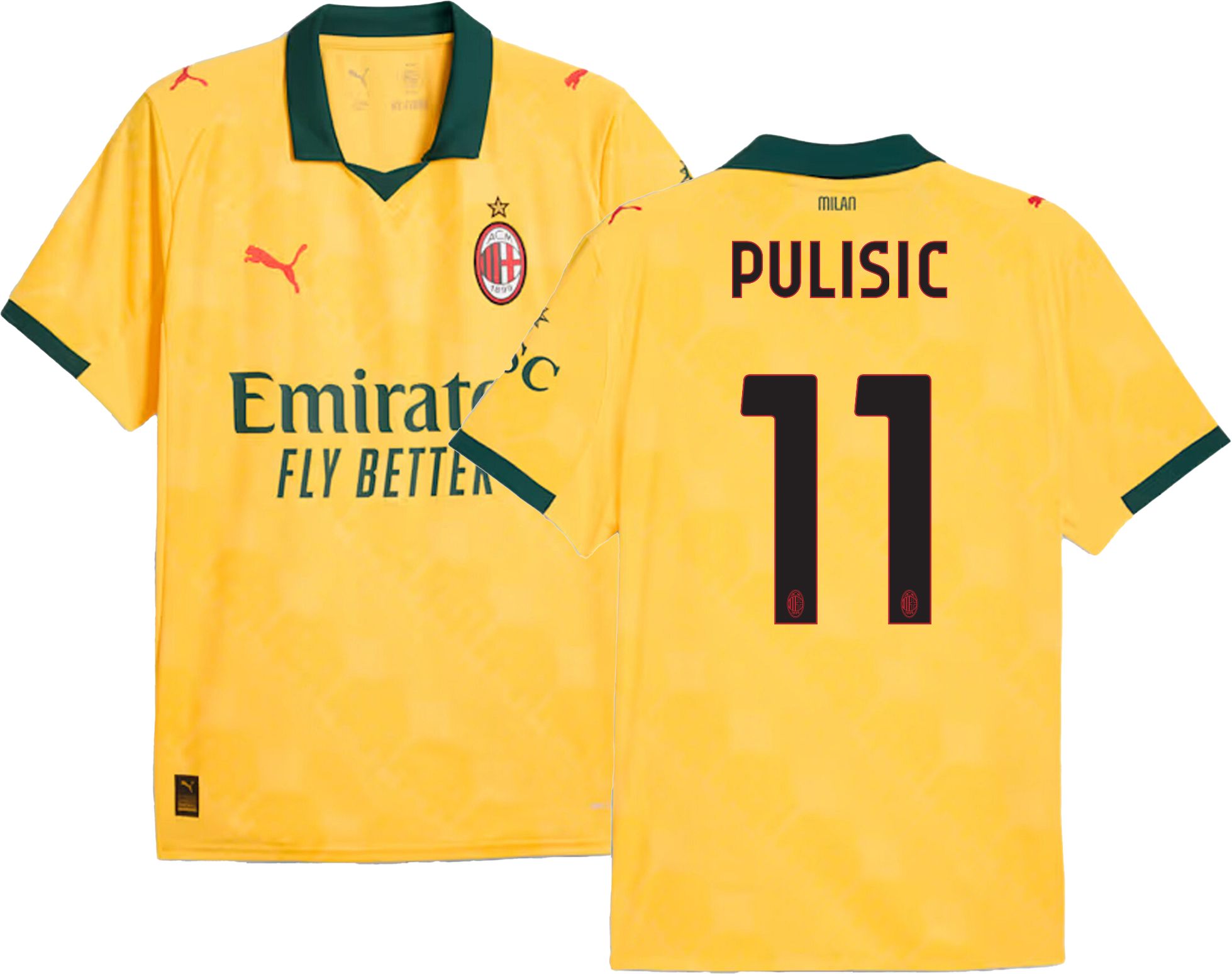 PUMA Adult AC Milan Christian Pulisic #11 2025 Third Replica Jersey product image