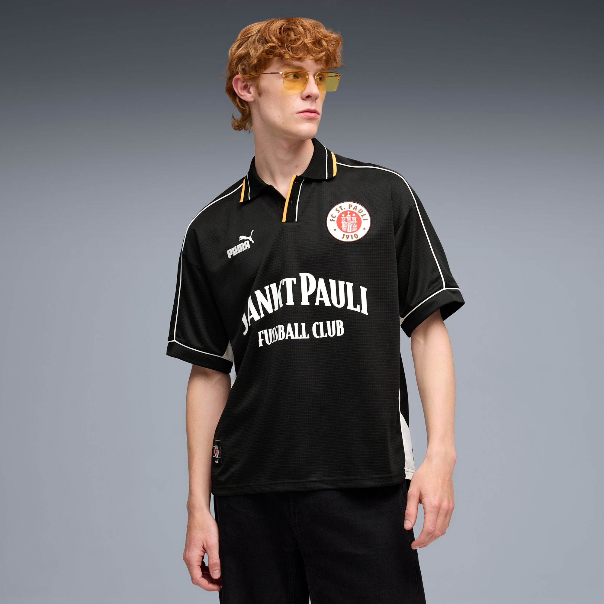 PUMA Adult FC St. Pauli Black 2025 Vintage Replica Jersey product image