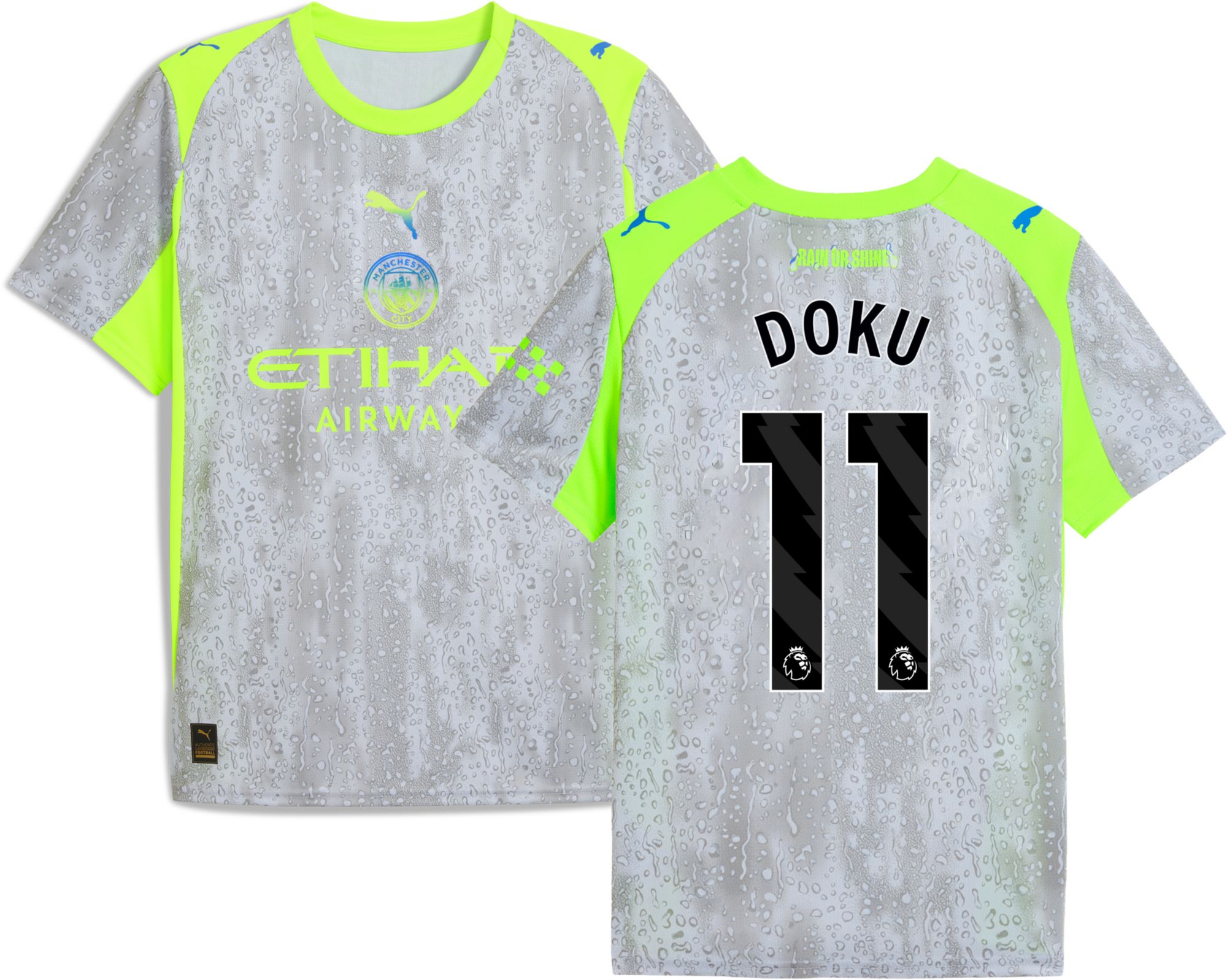PUMA Adult Manchester City Jeremy Doku #11 2025 Third Replica Jersey product image
