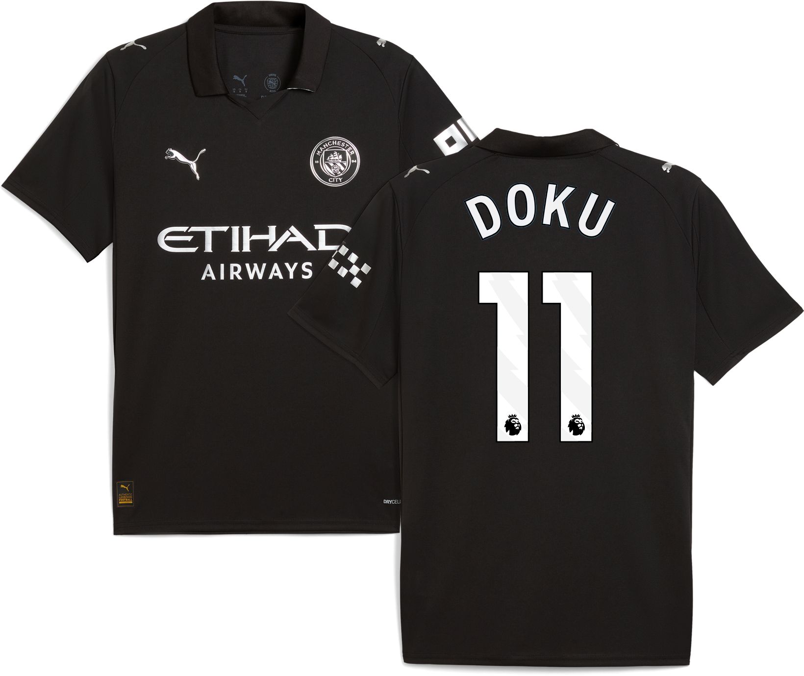 PUMA Adult Manchester City Jeremy Doku #11 2025 Away Replica Jersey product image