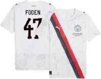 PUMA Adult Manchester City Phil Foden #47 2025 White KidSuper Home