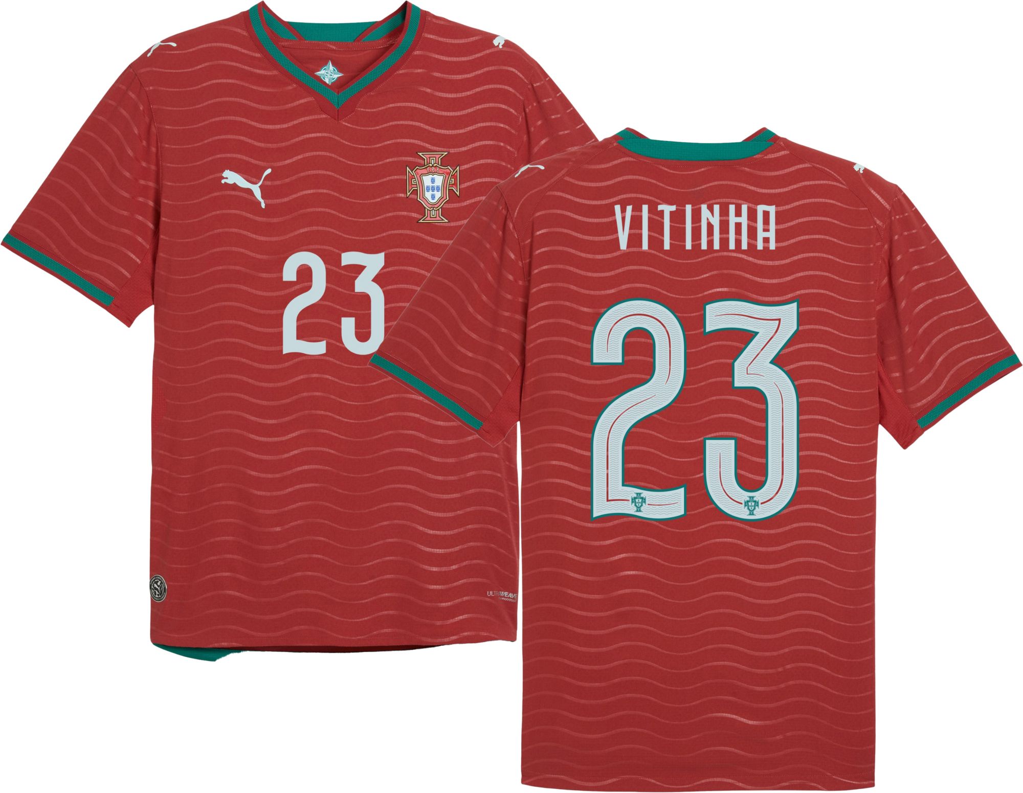 PUMA Adult Portugal Vitinha #23 2026 Home Authentic Jersey product image