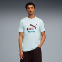 プレミア　ポルノT　Pumaコラボ 　10周年　愛と青春　 Tシャツ PUMA Adult Portugal Teal King Logo T-Shirt | Dick's Sporting Goods