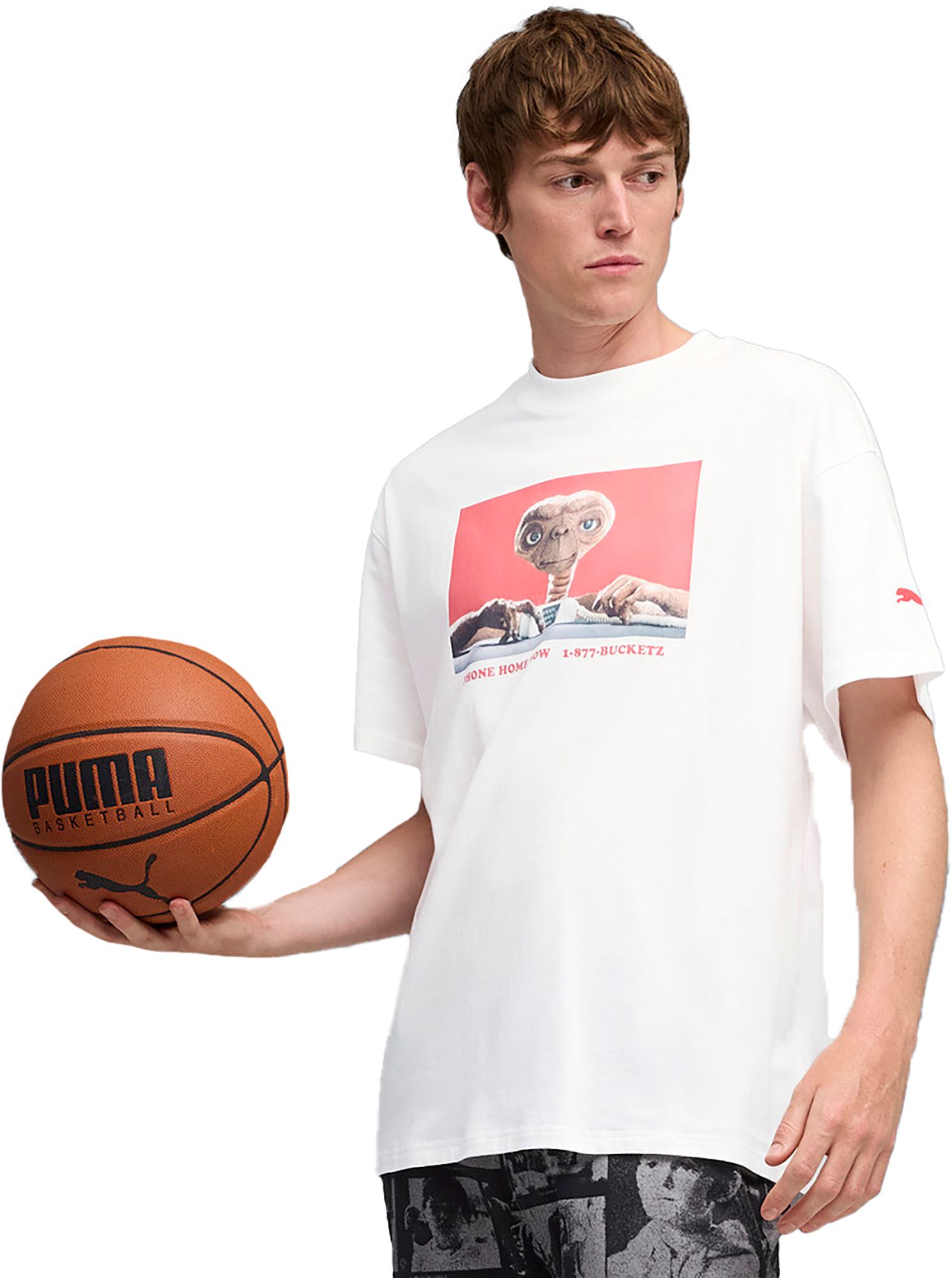 PUMA Men's HOOPS x E.T. Phone Home Graphic T-Shirt product image