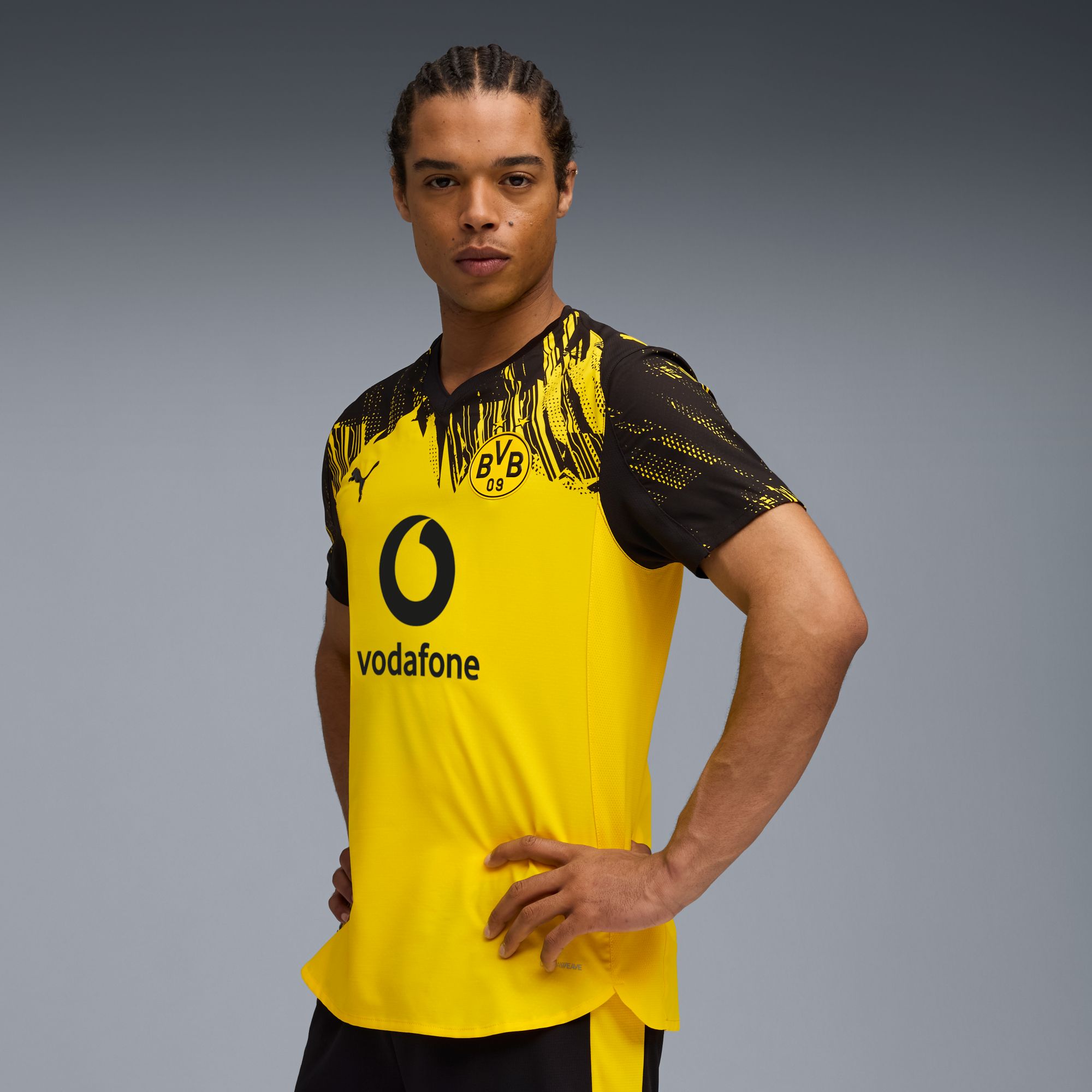 PUMA Men's Borussia Dortmund Yellow Home Authentic Jersey product image