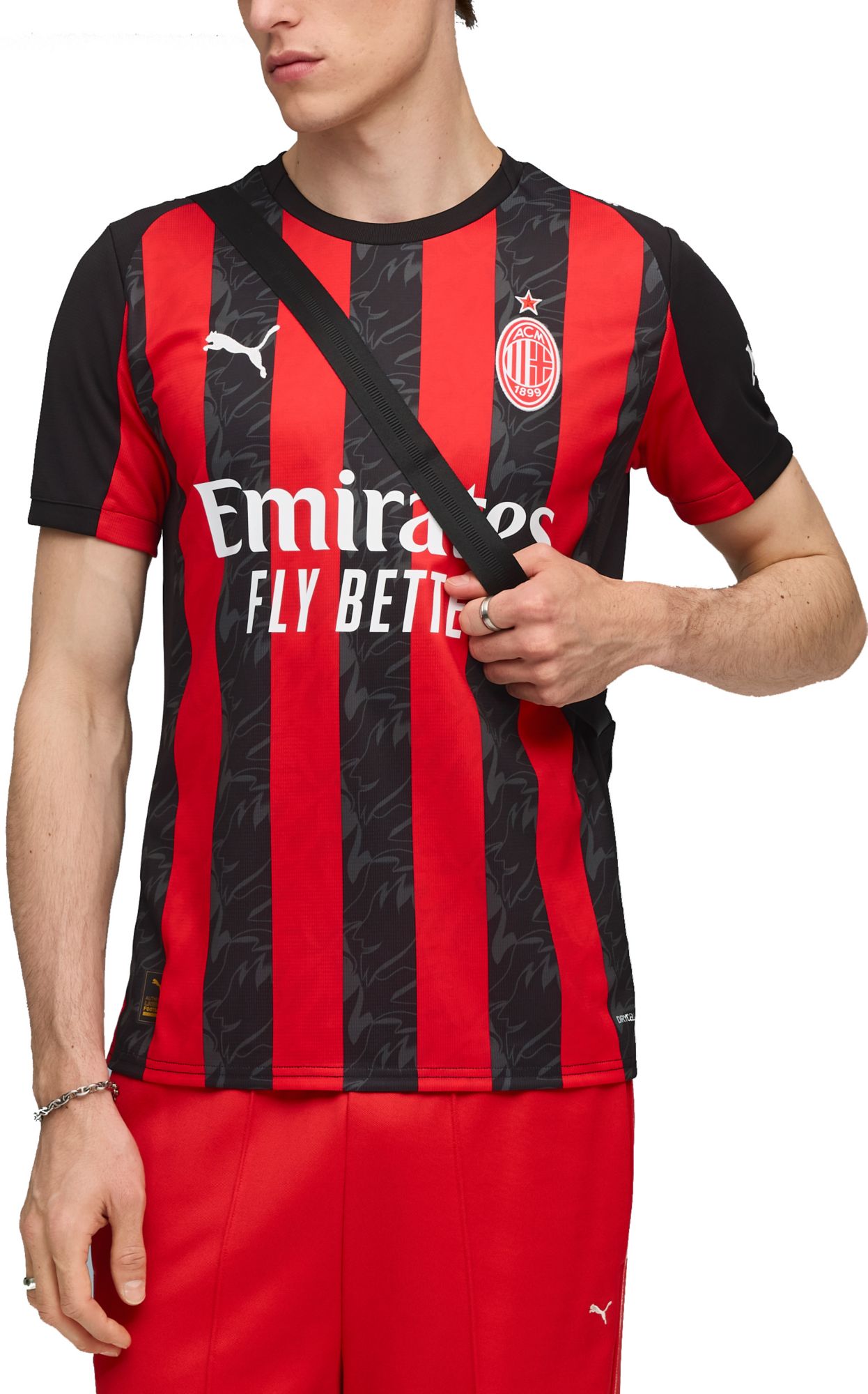 PUMA Adult AC Milan 2025-26 Red Home Replica Jersey product image