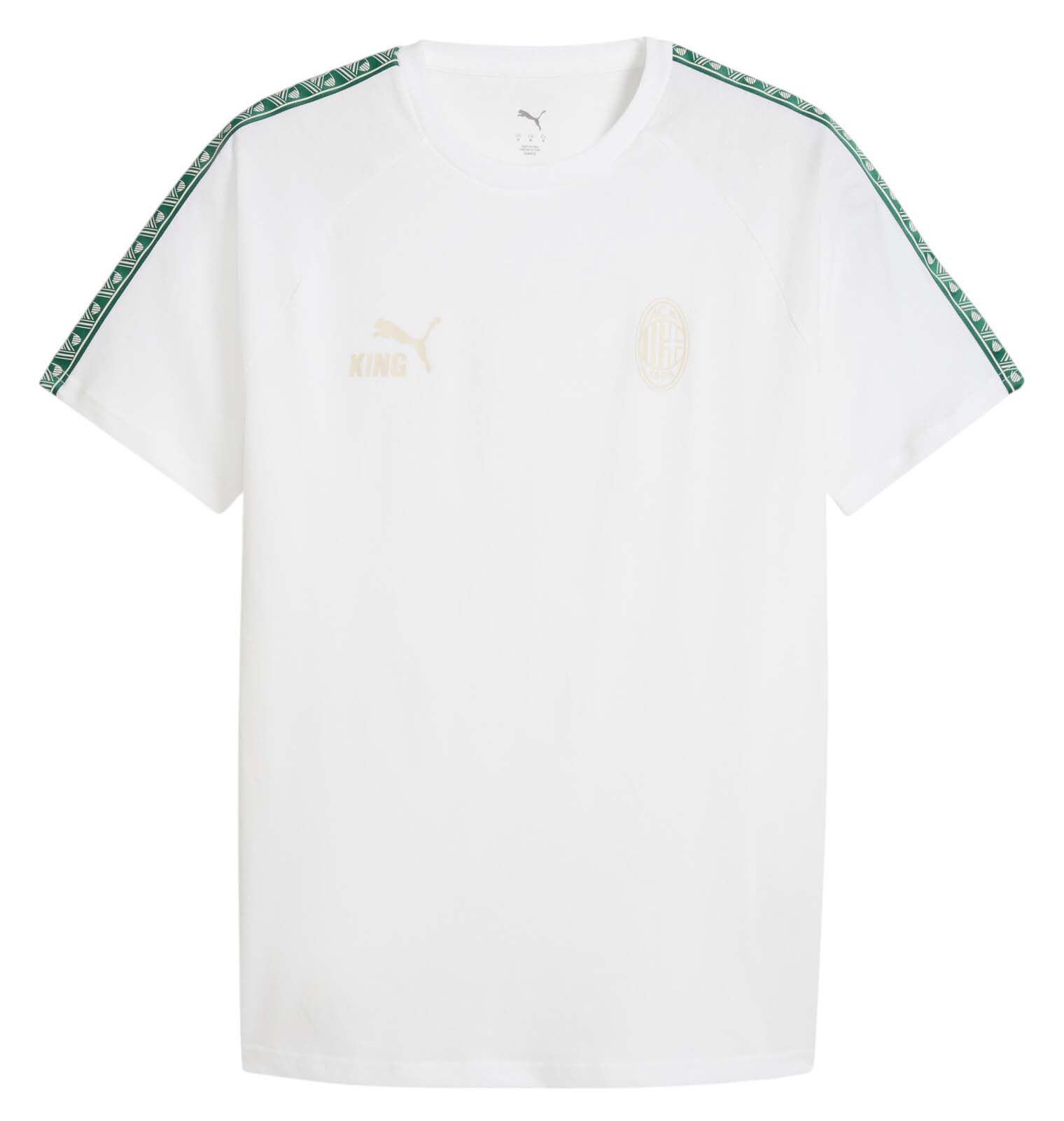 PUMA Men's AC Milan White Logo T-Shirt product image