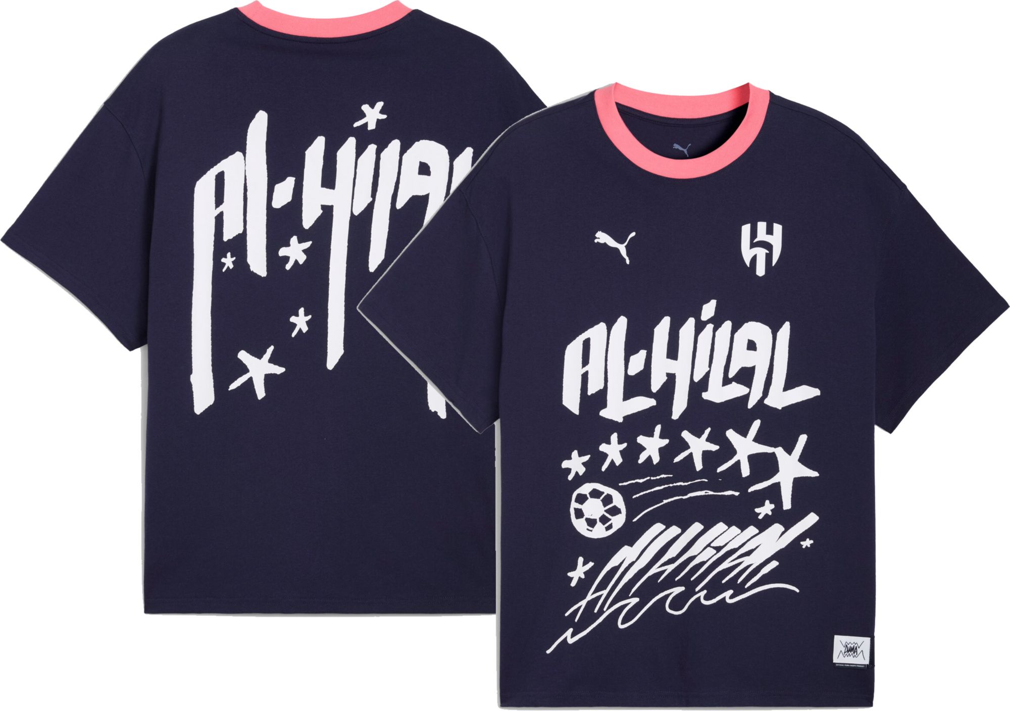 PUMA Adult Al Hilal SFC Navy KidSuper Hoops T-Shirt product image
