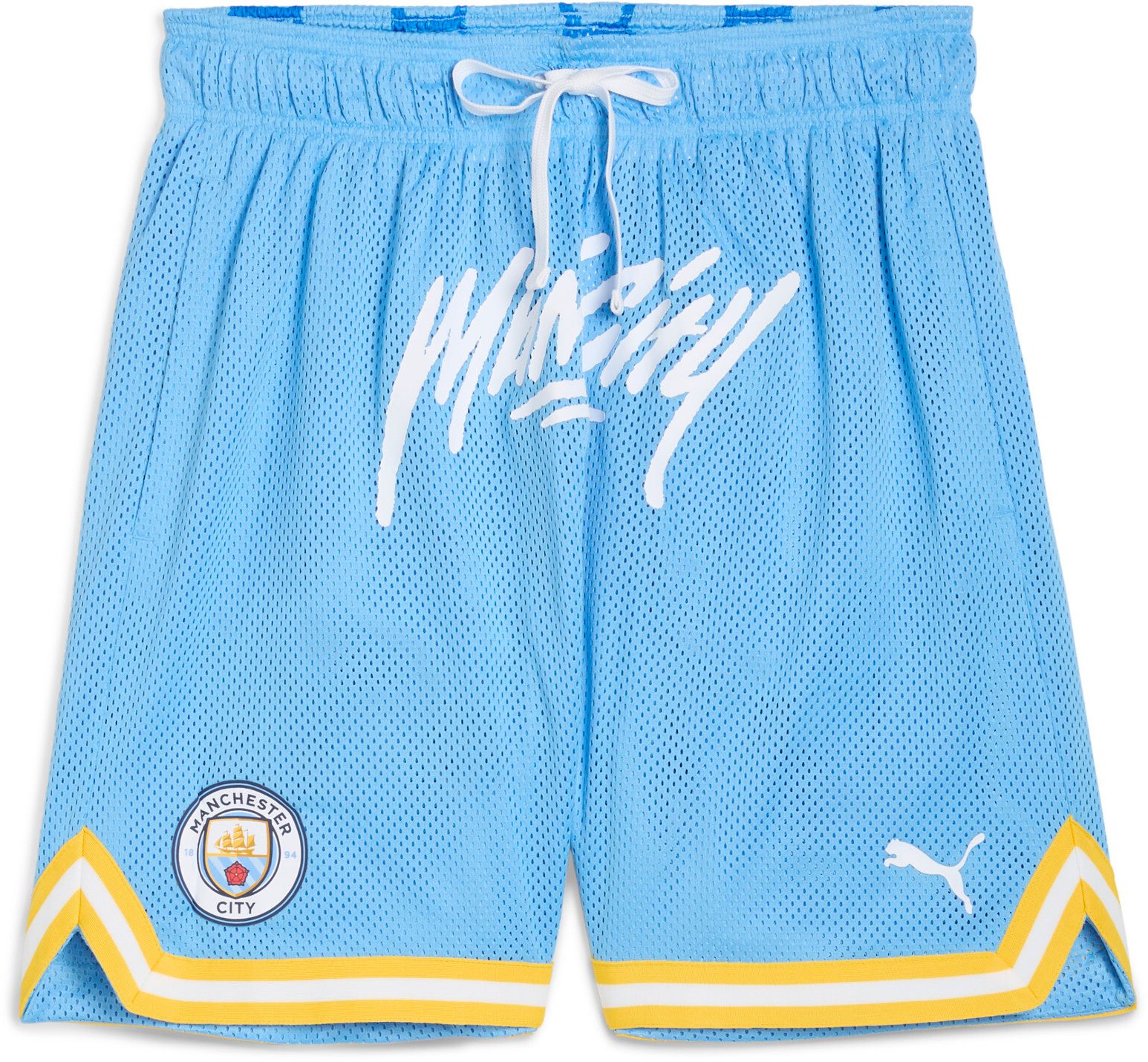 PUMA Adult Manchester City Blue KidSuper Hoops Shorts product image
