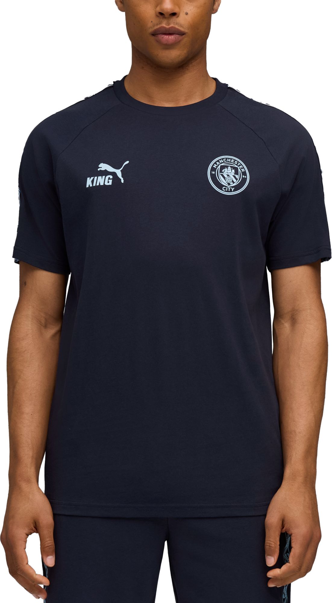 PUMA Men's Manchester City Navy Logo T-Shirt product image