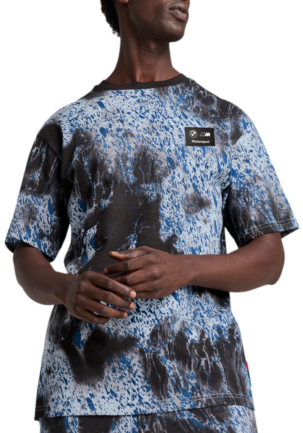 PUMA Men's F1 BMW Black Colorsplash T-Shirt product image