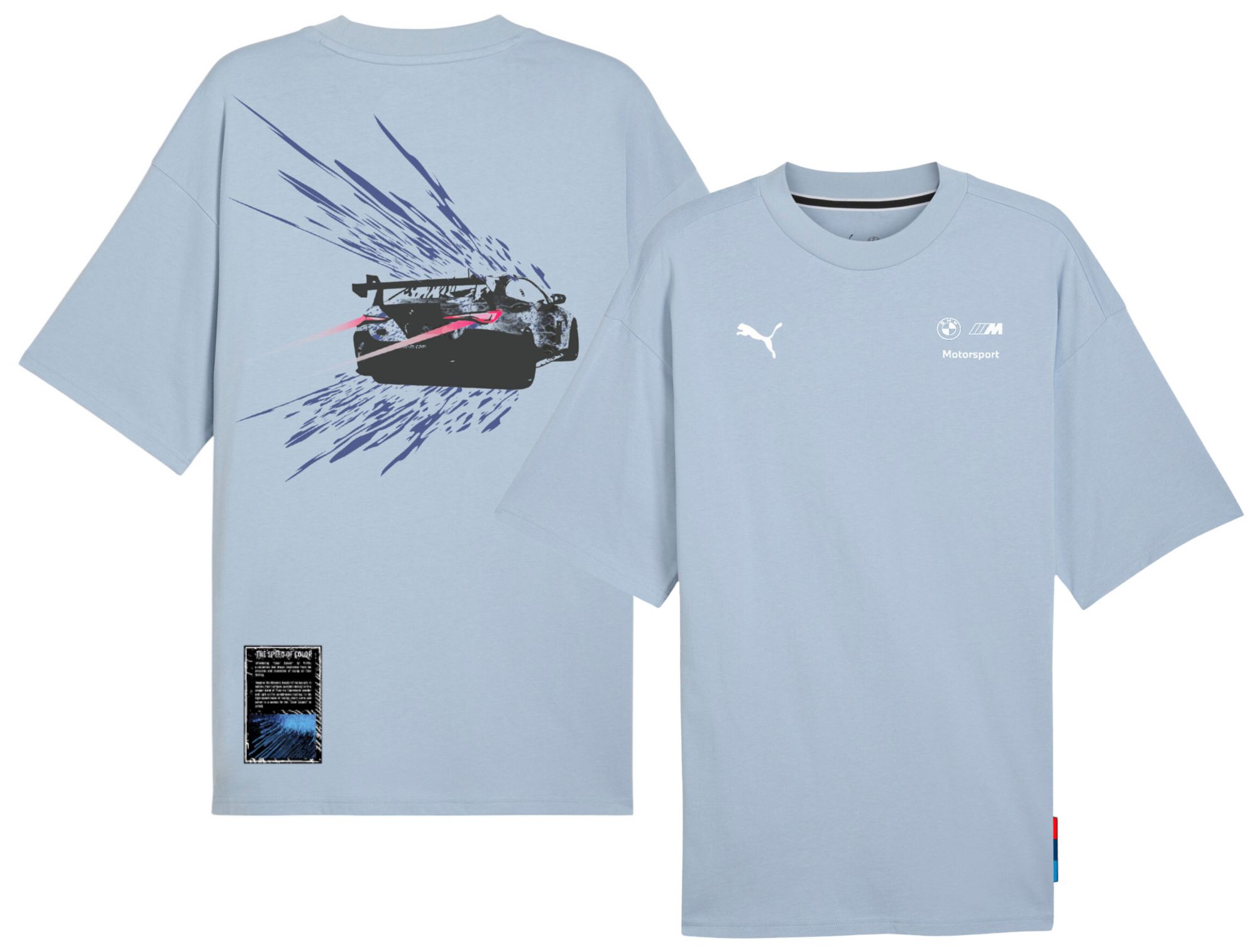 PUMA Men's F1 BMW Blue Colorsplash T-Shirt product image