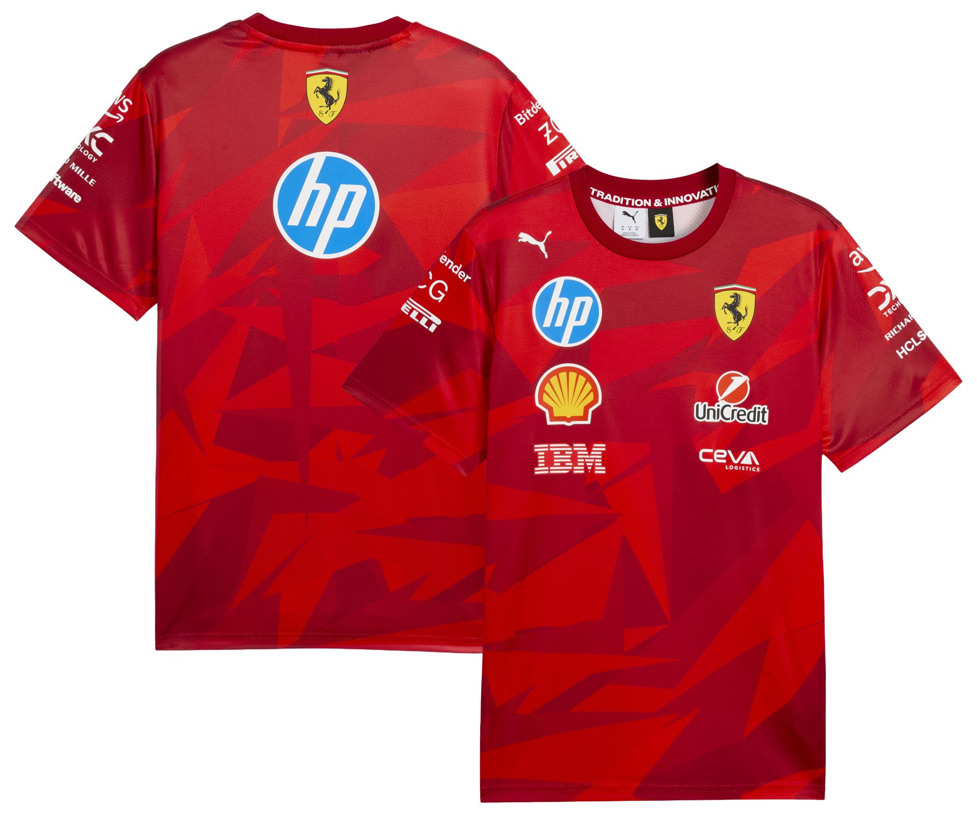 PUMA Men's F1 Ferrari Red 'Vegas' T-Shirt product image