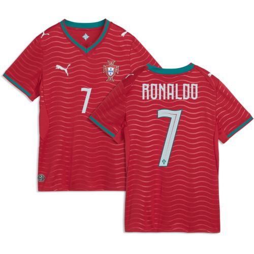 7 サッカーユニフォーム FIFA 2026 PUMA Adult Portugal Cristiano Ronaldo #7 2026 Home Replica Jersey