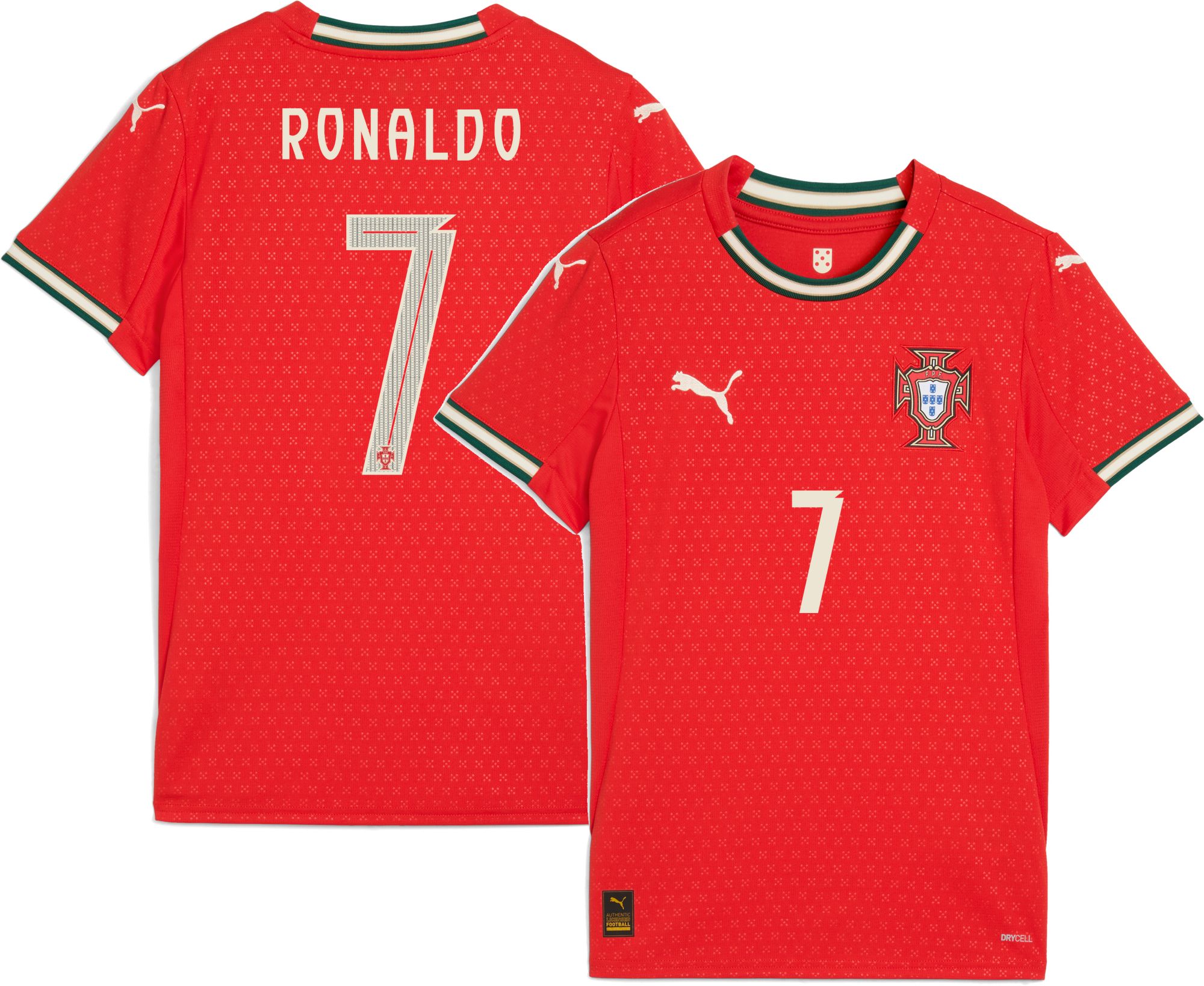 PUMA Women's Portugal Cristiano Ronaldo #7 2025 Home Replica Jersey product image